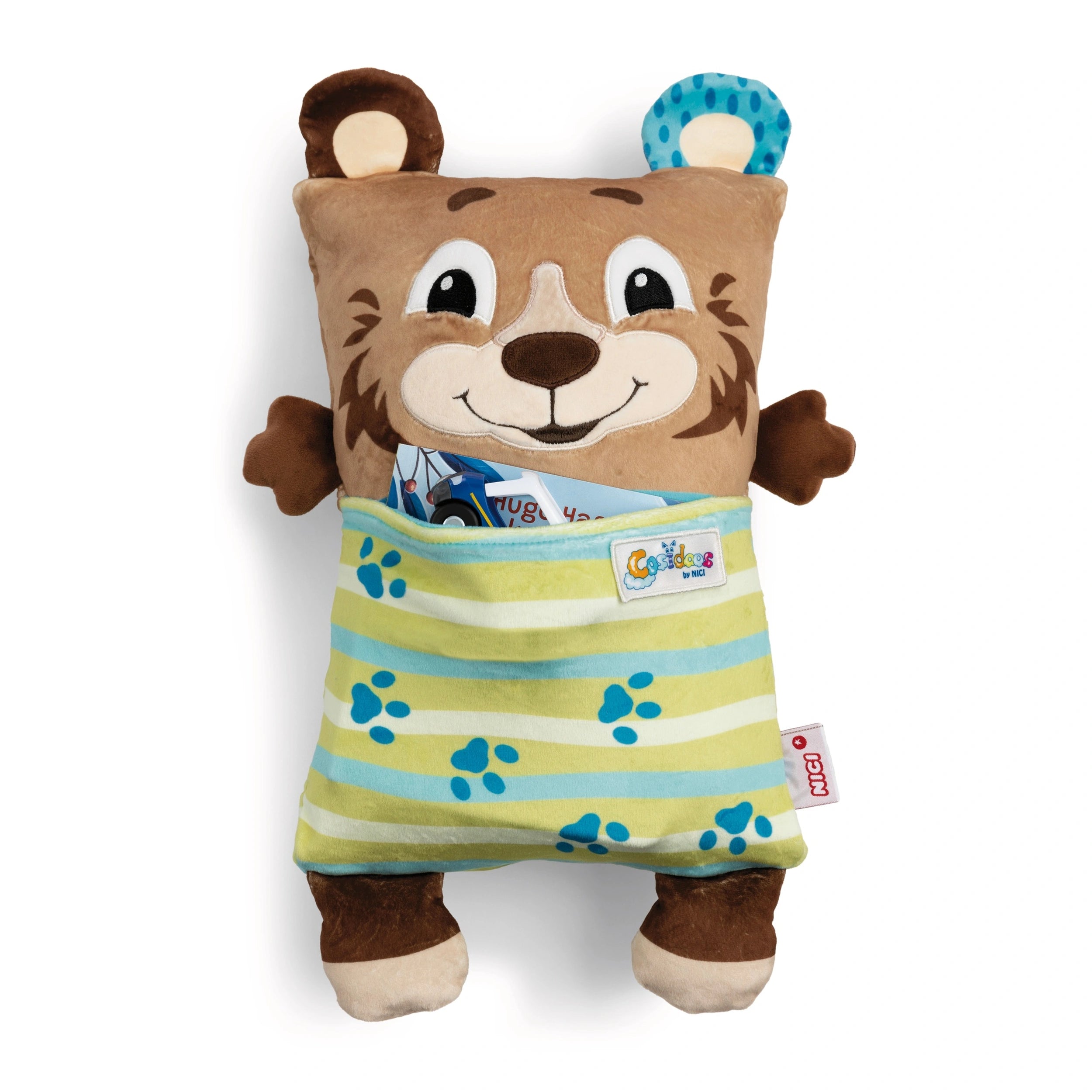NICI - Cosidoos - Reversible Soft Toy Bear - Stuffed Animals
