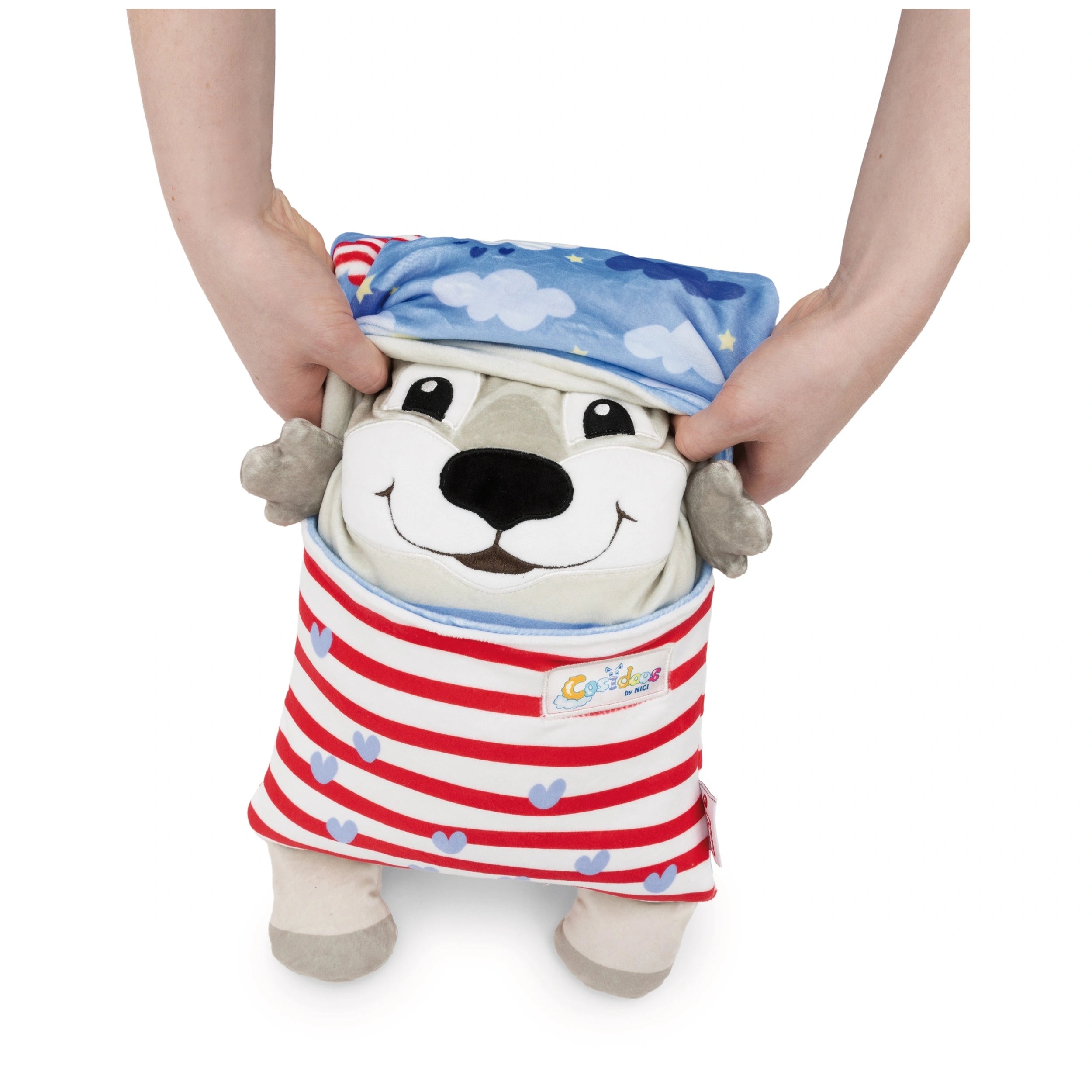 NICI - Cosidoos - Reversible Soft Toy Dog - Stuffed Animals