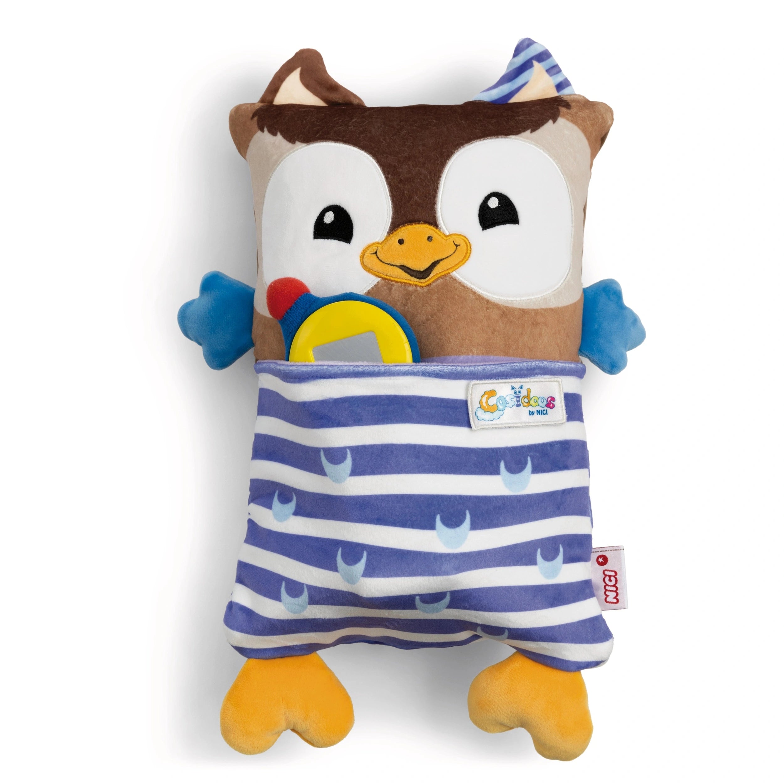NICI - Cosidoos - Reversible Soft Toy Owl - Stuffed Animals