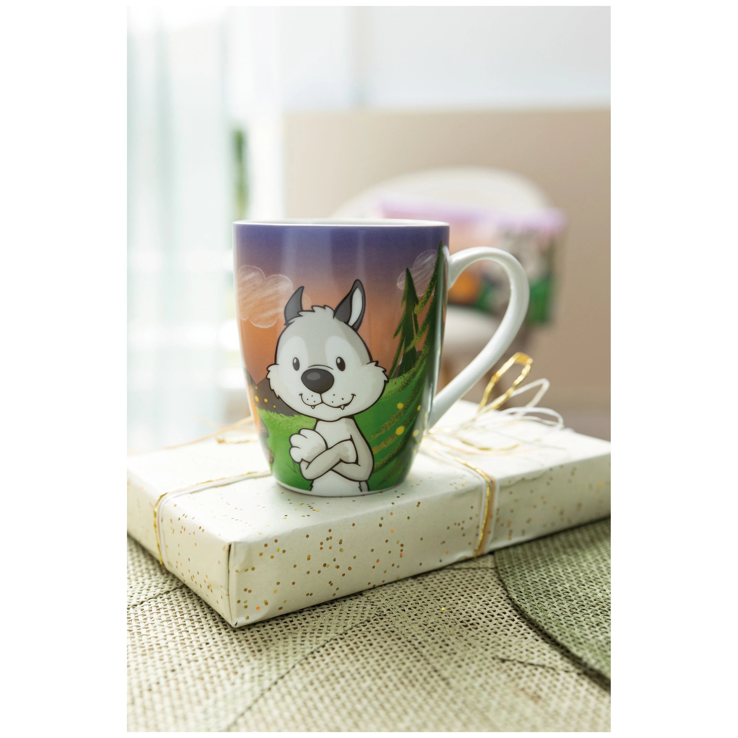 NICI - Forest-Friends-Mug-Wolf-Winny-Chipmunk-Jojo-Action-Toy-Figures