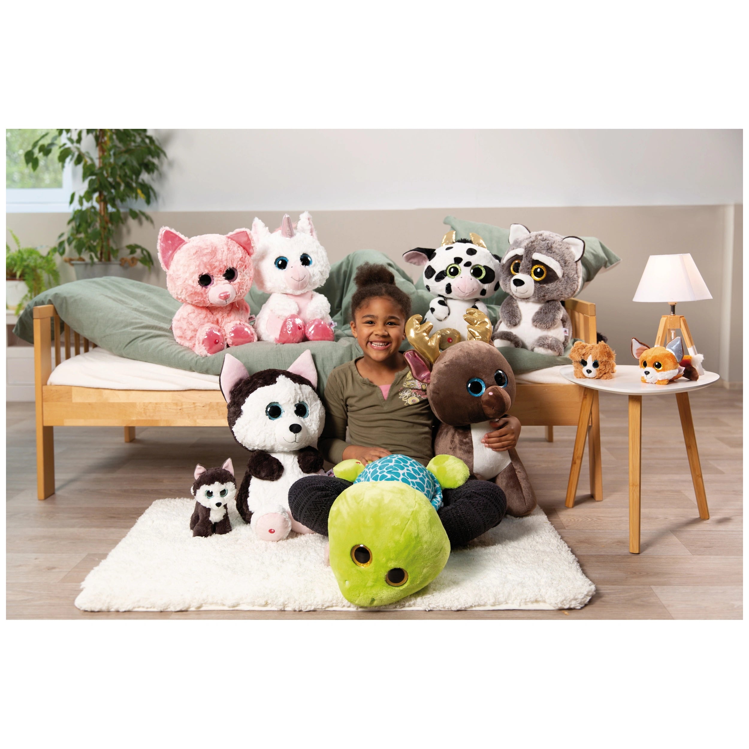 NICI - Glubschis - Juguete de peluche Husky Barkley 45 cm - Animales de peluche
