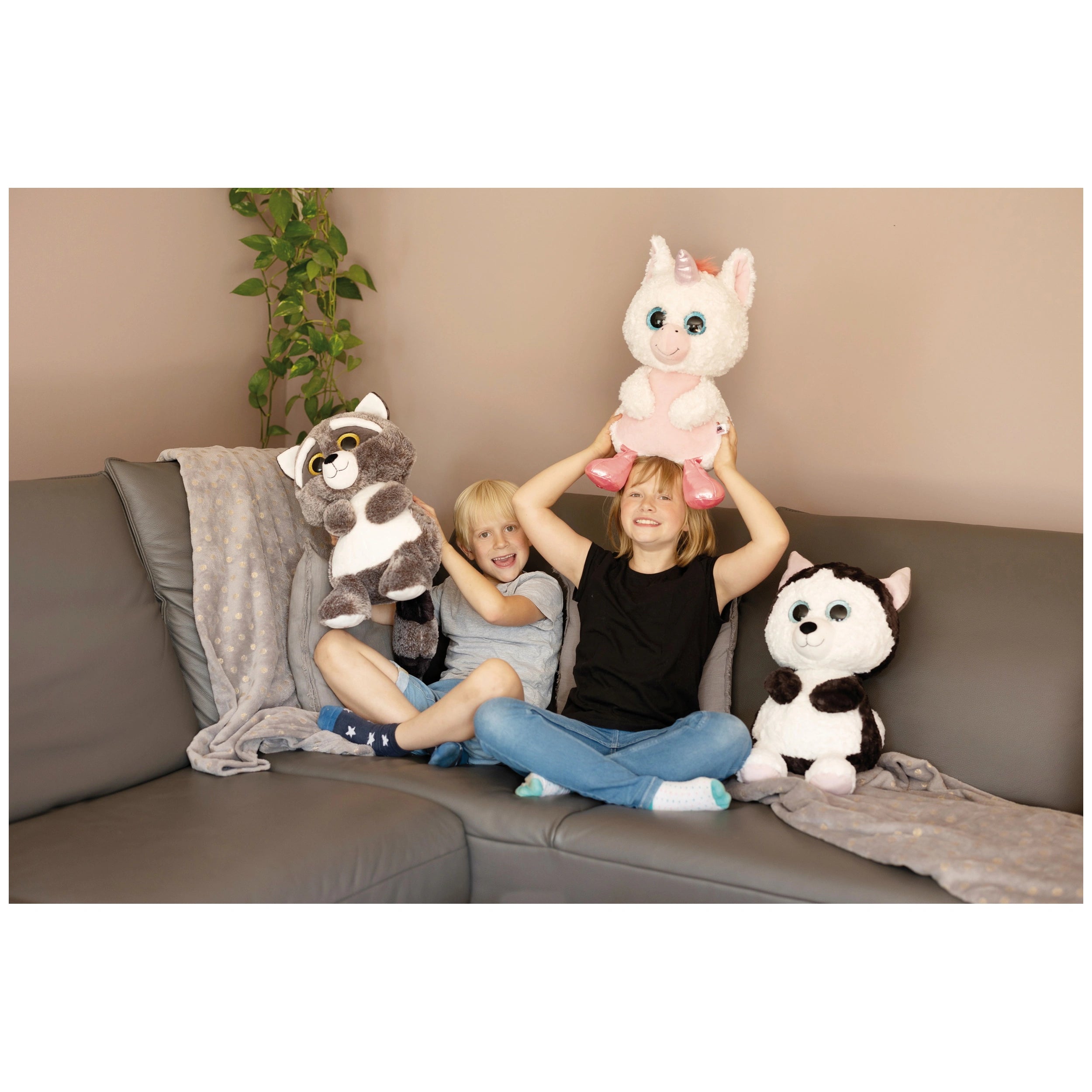 NICI - Glubschis - Juguete de peluche Husky Barkley 45 cm - Animales de peluche