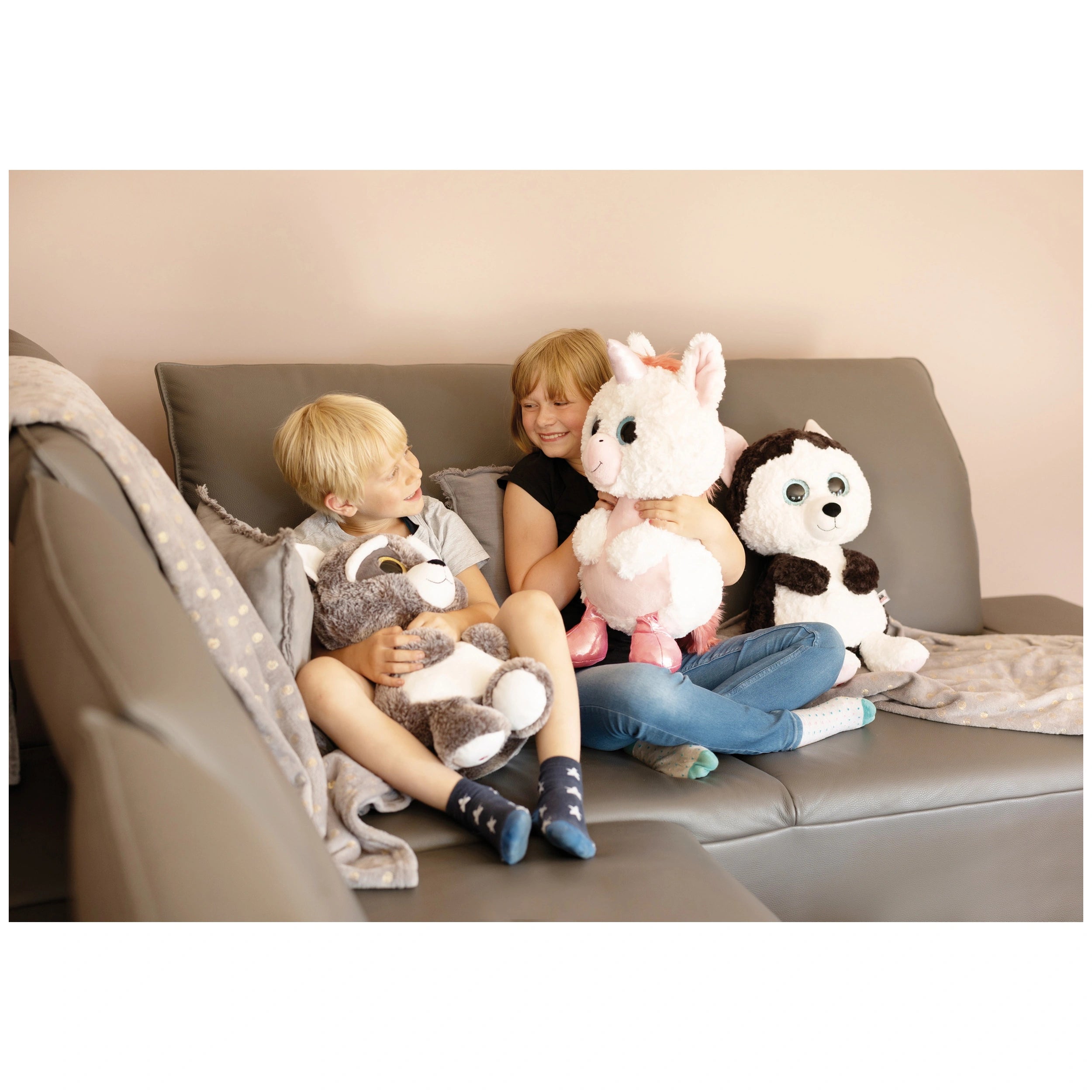 NICI - Glubschis - Juguete de peluche Husky Barkley 45 cm - Animales de peluche