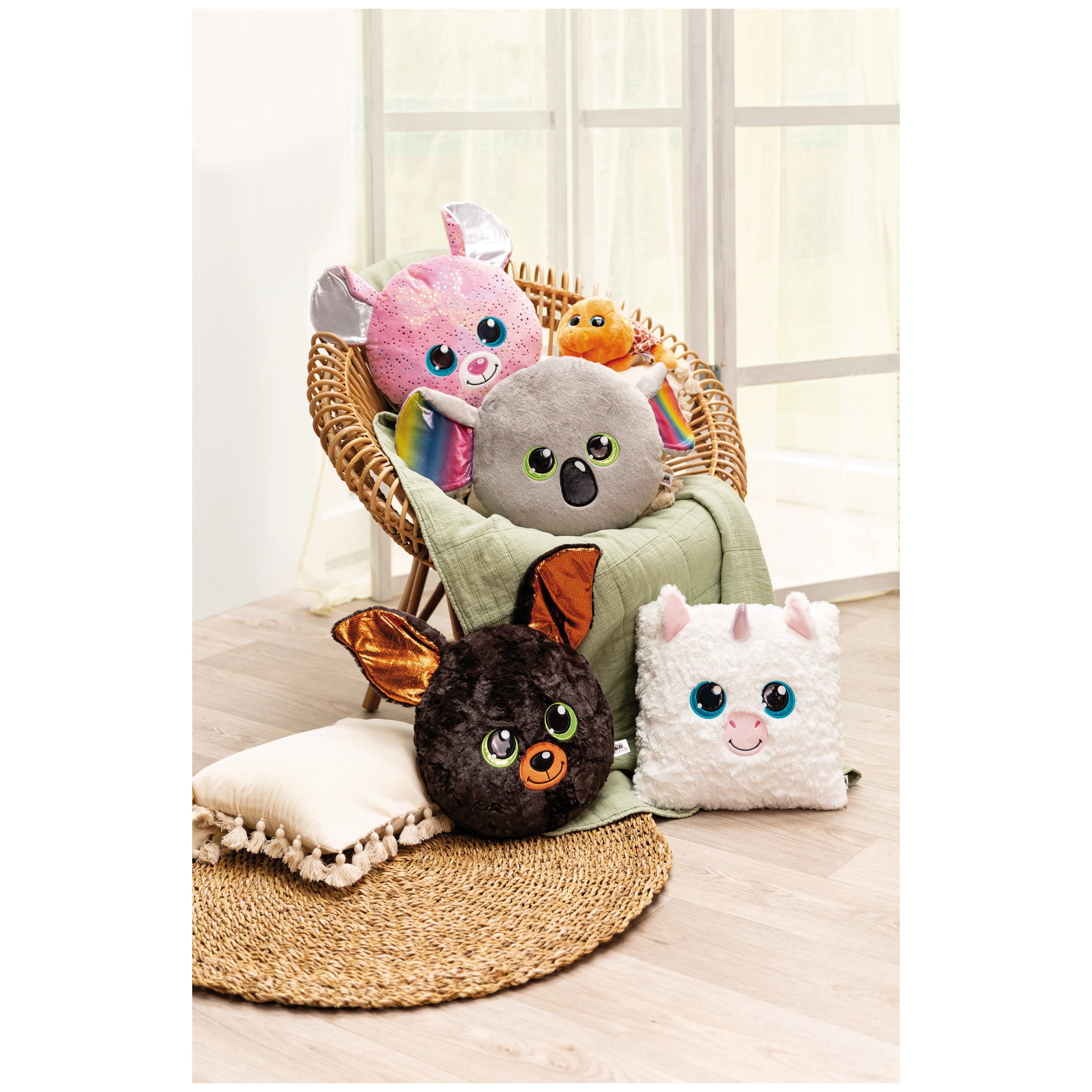 NICI - Glubschis - Cojín - Ratón - Miss Mausie - Animales de Peluche