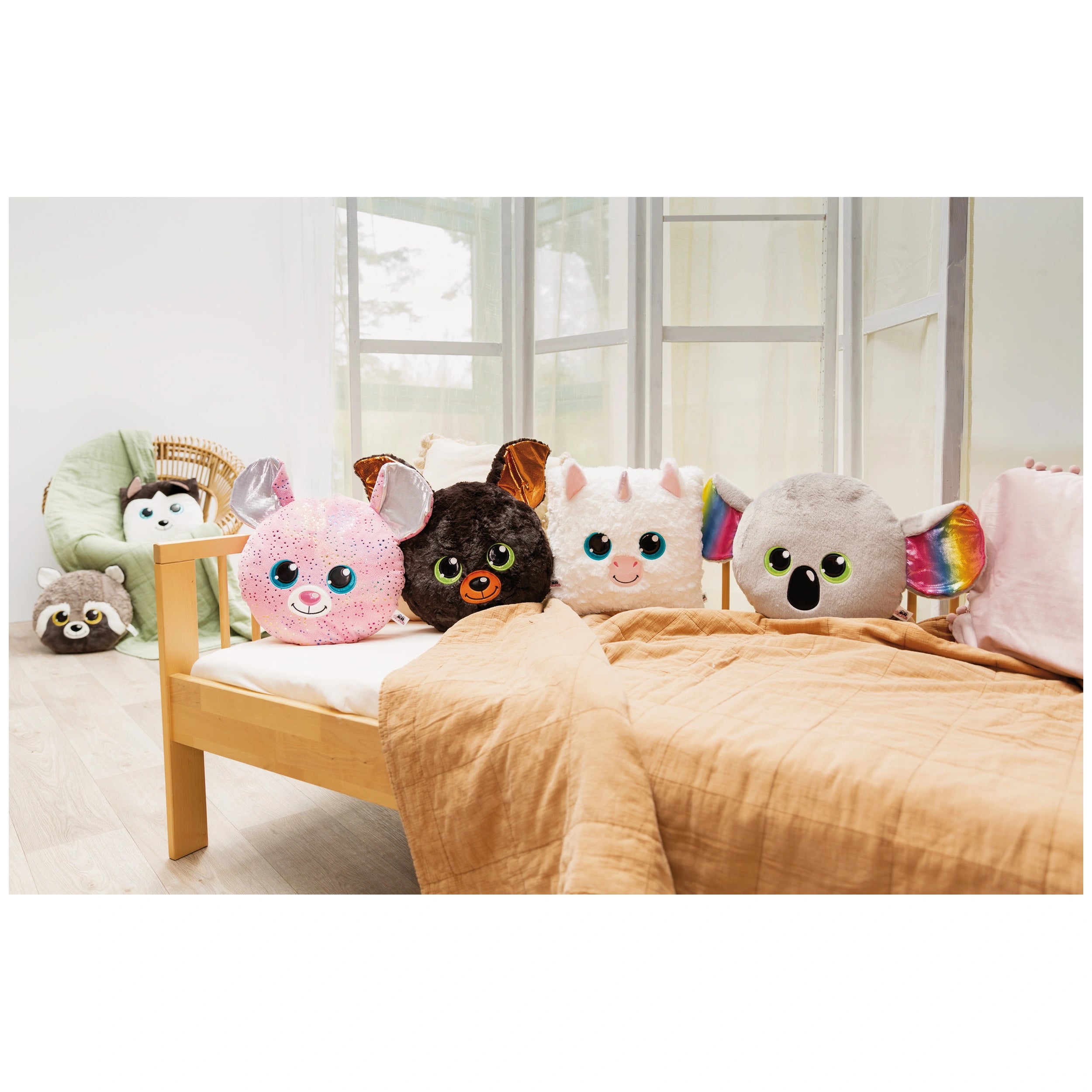 NICI - Glubschis - Cojín - Ratón - Miss Mausie - Animales de Peluche