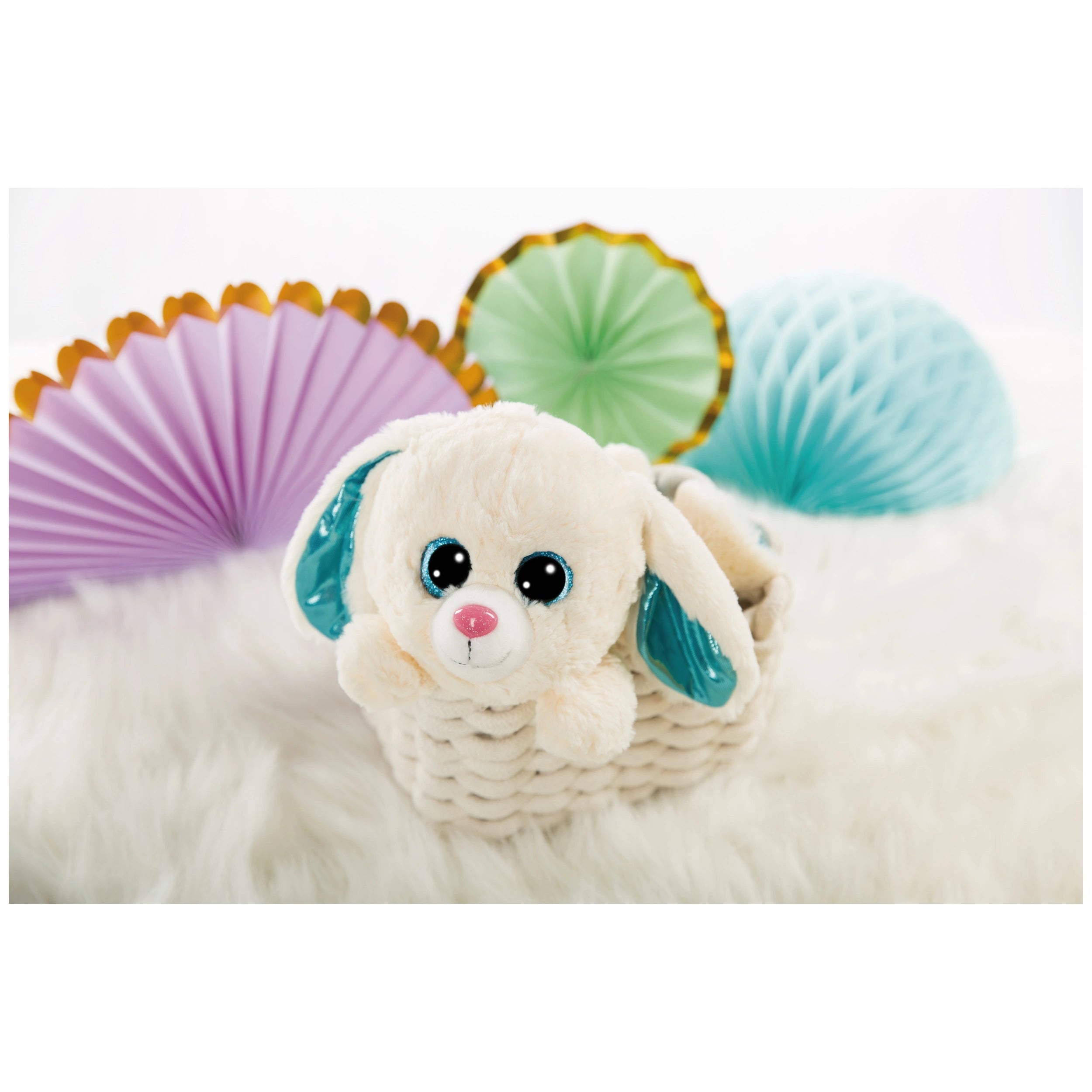 NICI - Glubschis - Conejo de peluche Wolli Dot 25 cm - Animales de peluche