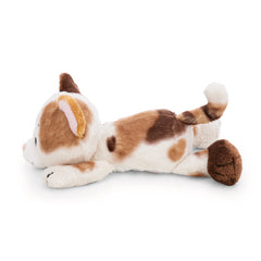 NICI - Homies - Juguete de peluche gato calico acostado - Animales de peluche