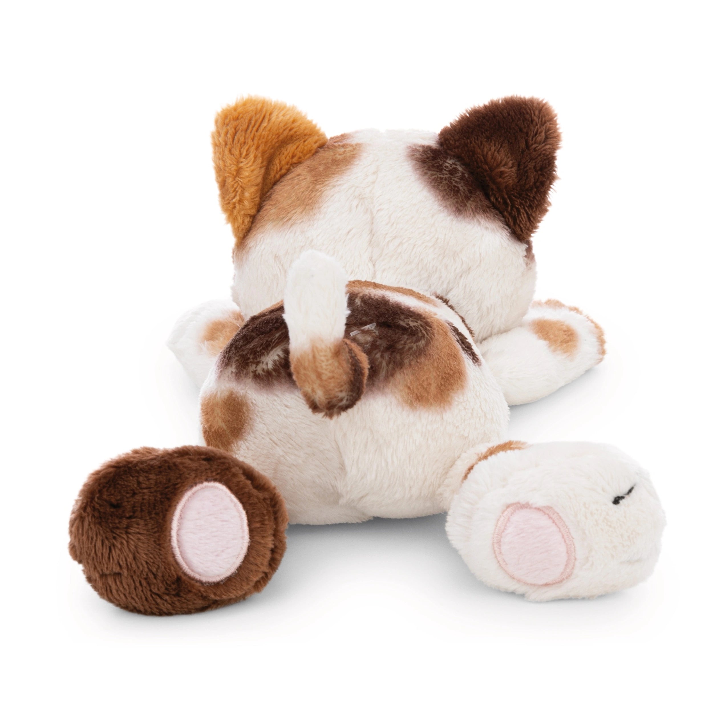 NICI - Homies - Juguete de peluche gato calico acostado - Animales de peluche
