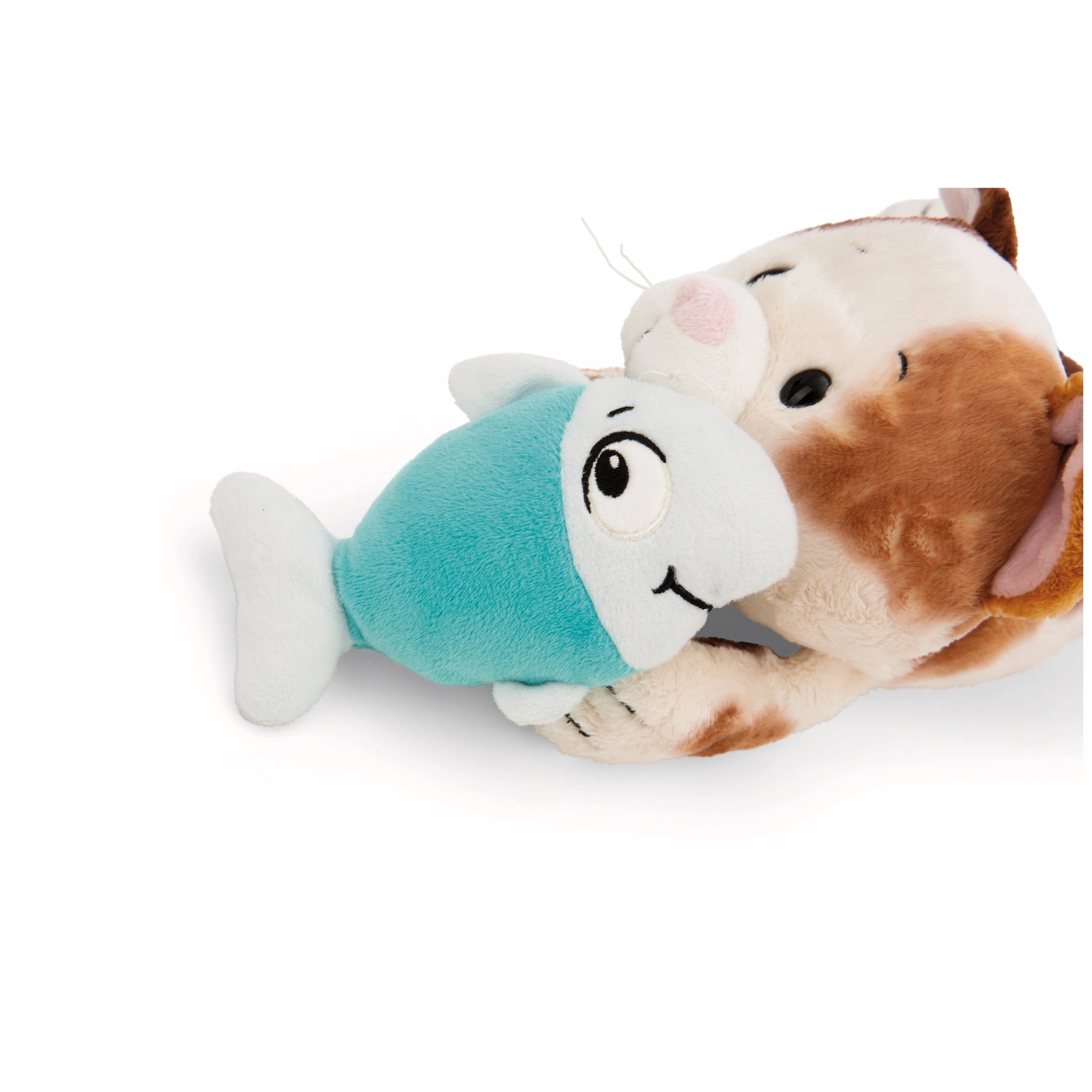 NICI - Homies - Juguete de peluche gato calico acostado