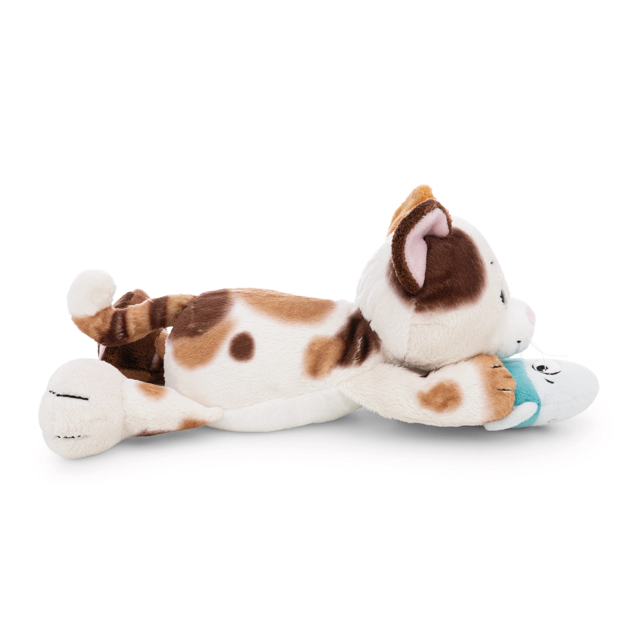 NICI - Homies - Juguete de peluche gato calico acostado