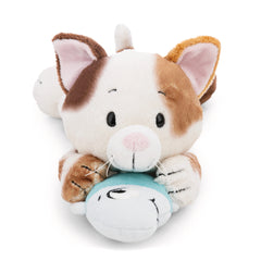 NICI - Homies - Juguete de peluche gato calico acostado