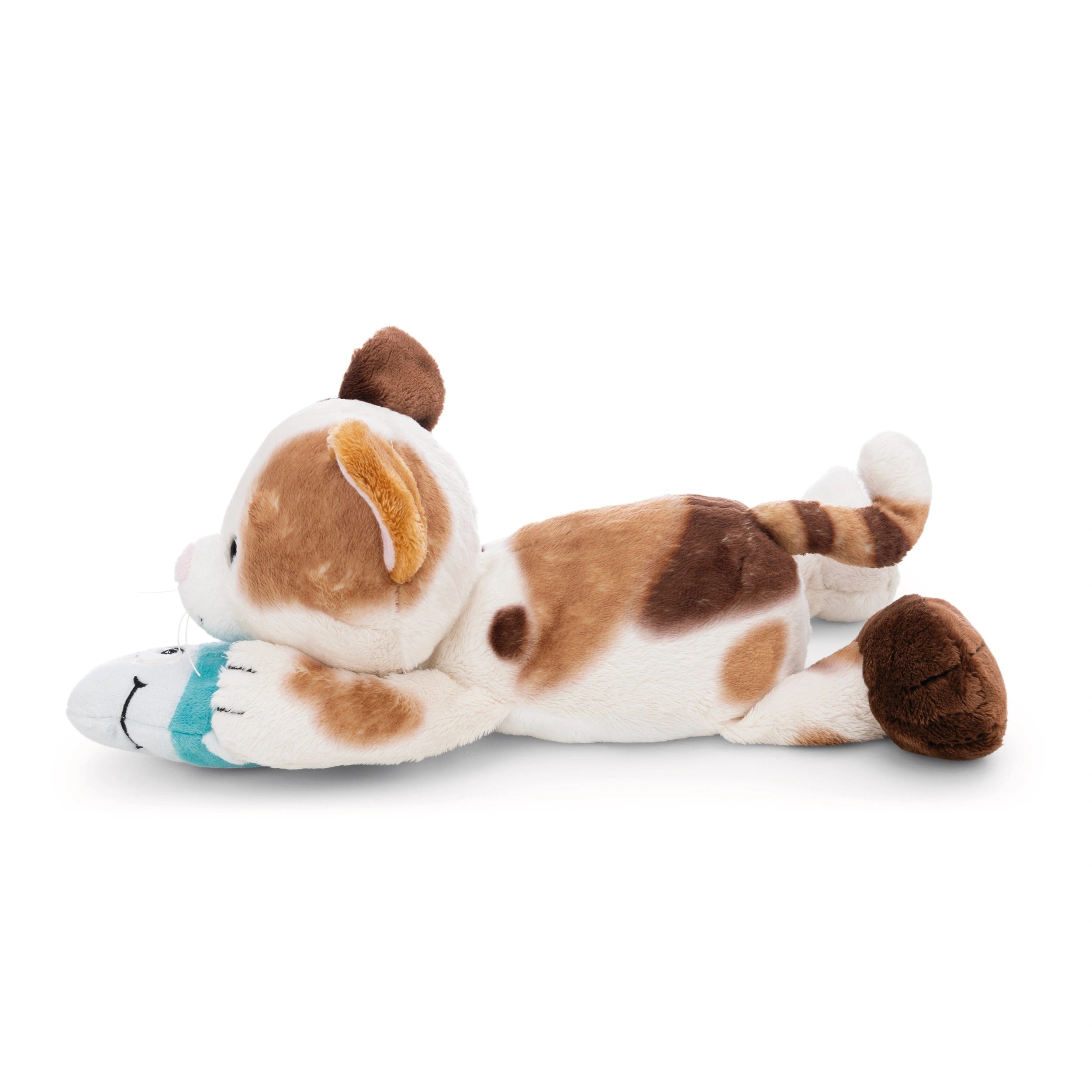 NICI - Homies - Juguete de peluche gato calico acostado