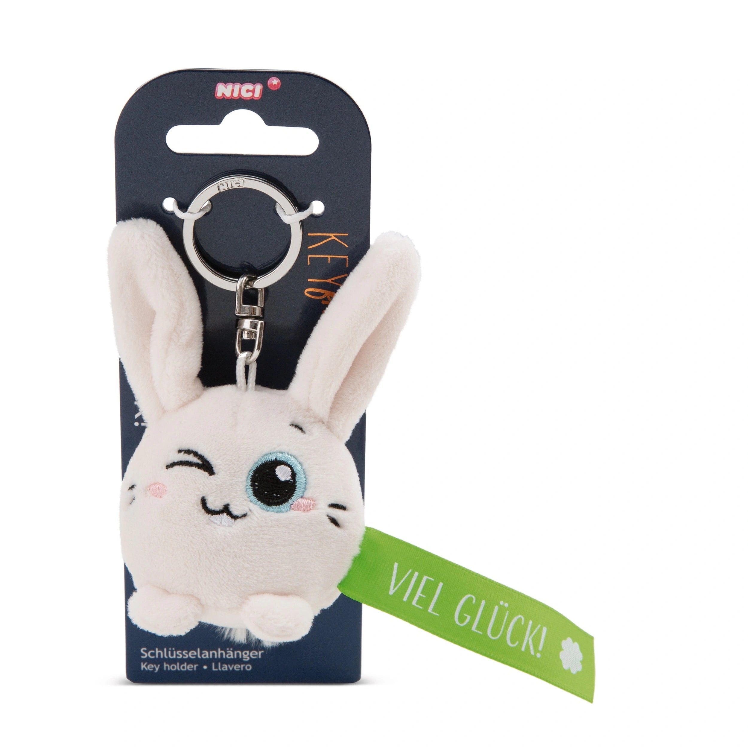 NICI - Key-Friends-Green-Rabbit-Keychains