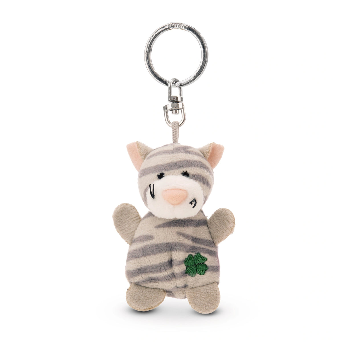 NICI - Llaveros de Gato Rayado Gris Key-Friends-Keyholder