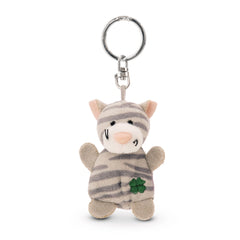 NICI - Llaveros de Gato Rayado Gris Key-Friends-Keyholder