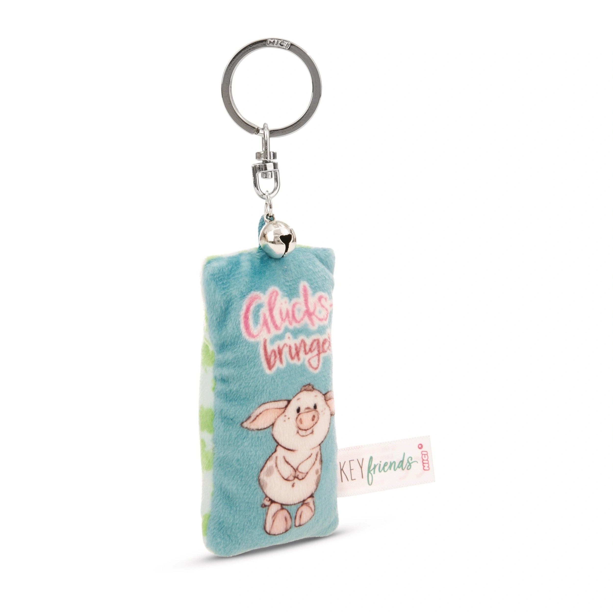 NICI - Amigos Clave - Llavero - Mini Cojín de Peluche - Coleccionables