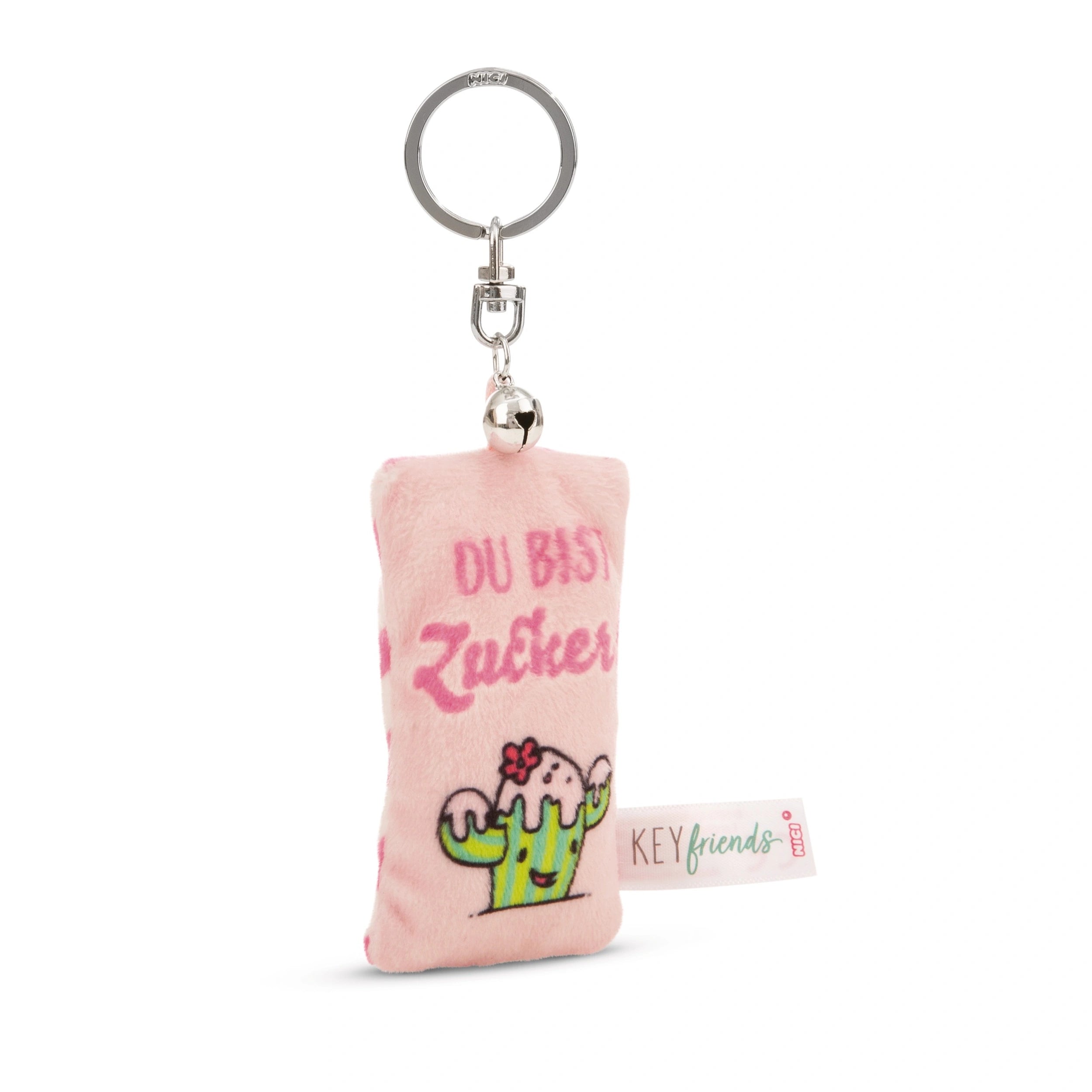 NICI - Key-Friends-Keyholder-Mini-Plush-Cushion-Collectibles