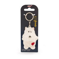 NICI - Llaveros de perro blanco Key-Friends