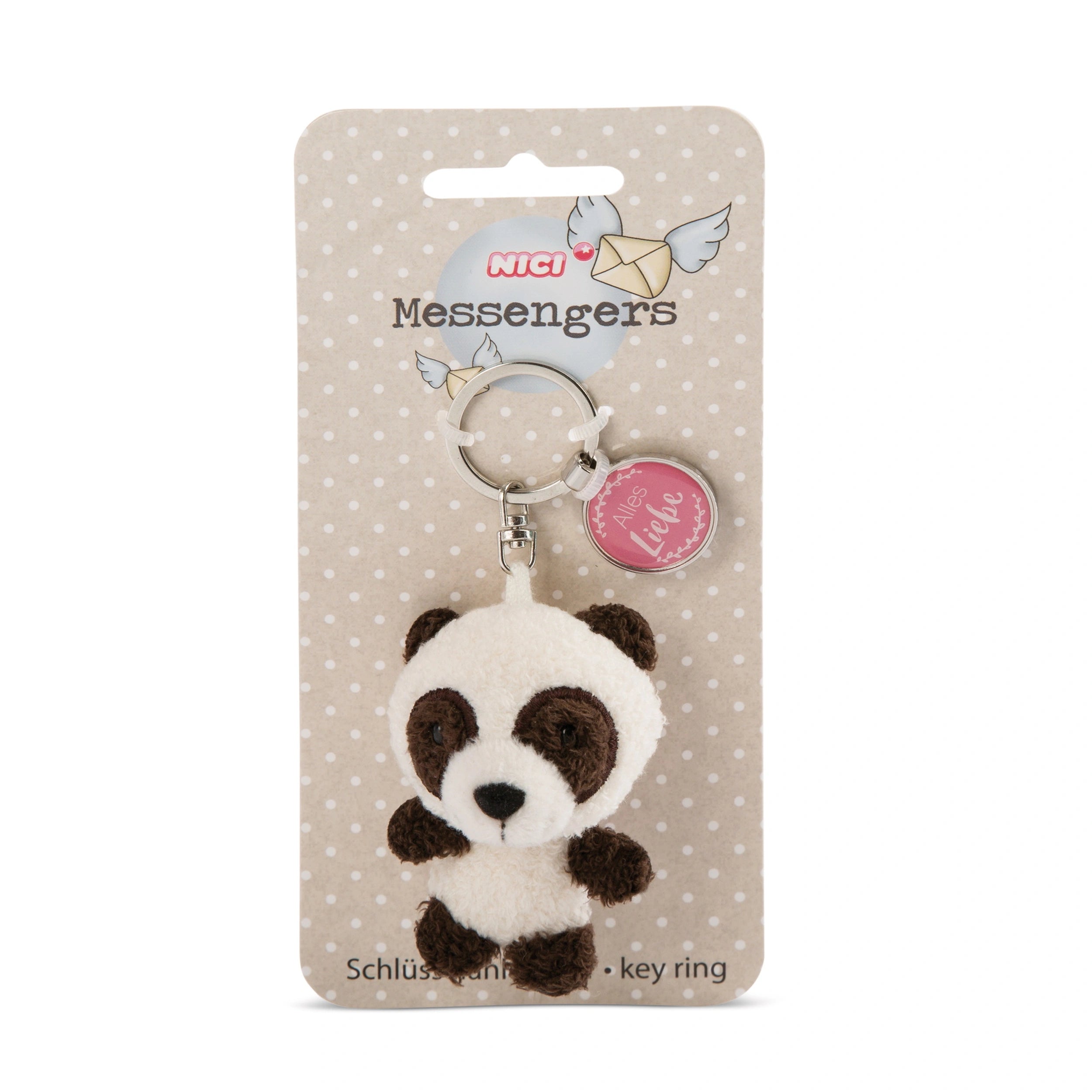 NICI - Llavero-Panda-Con-Colgante - Llaveros