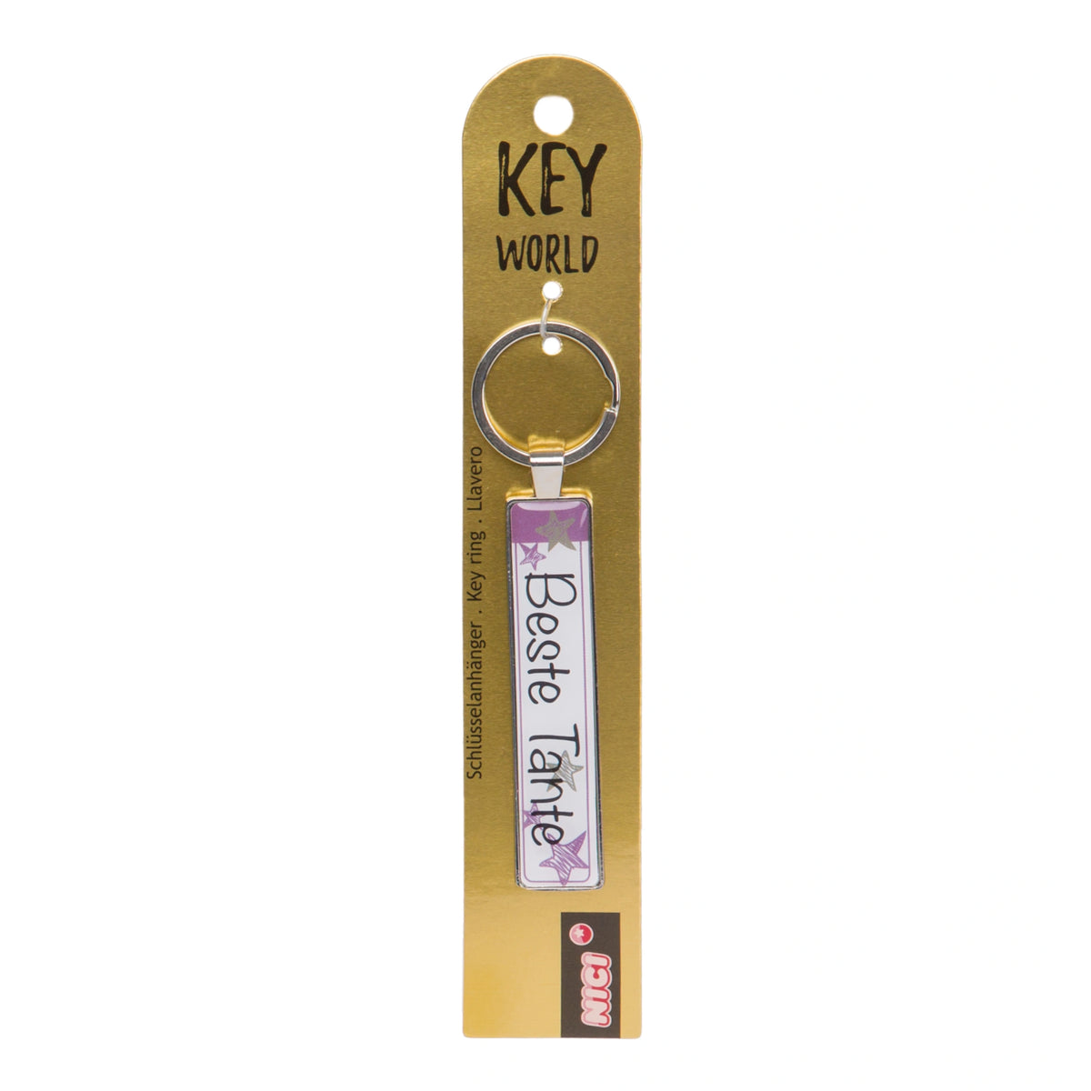 NICI - Keyring-Key-World-Beste-Tante-Keychains