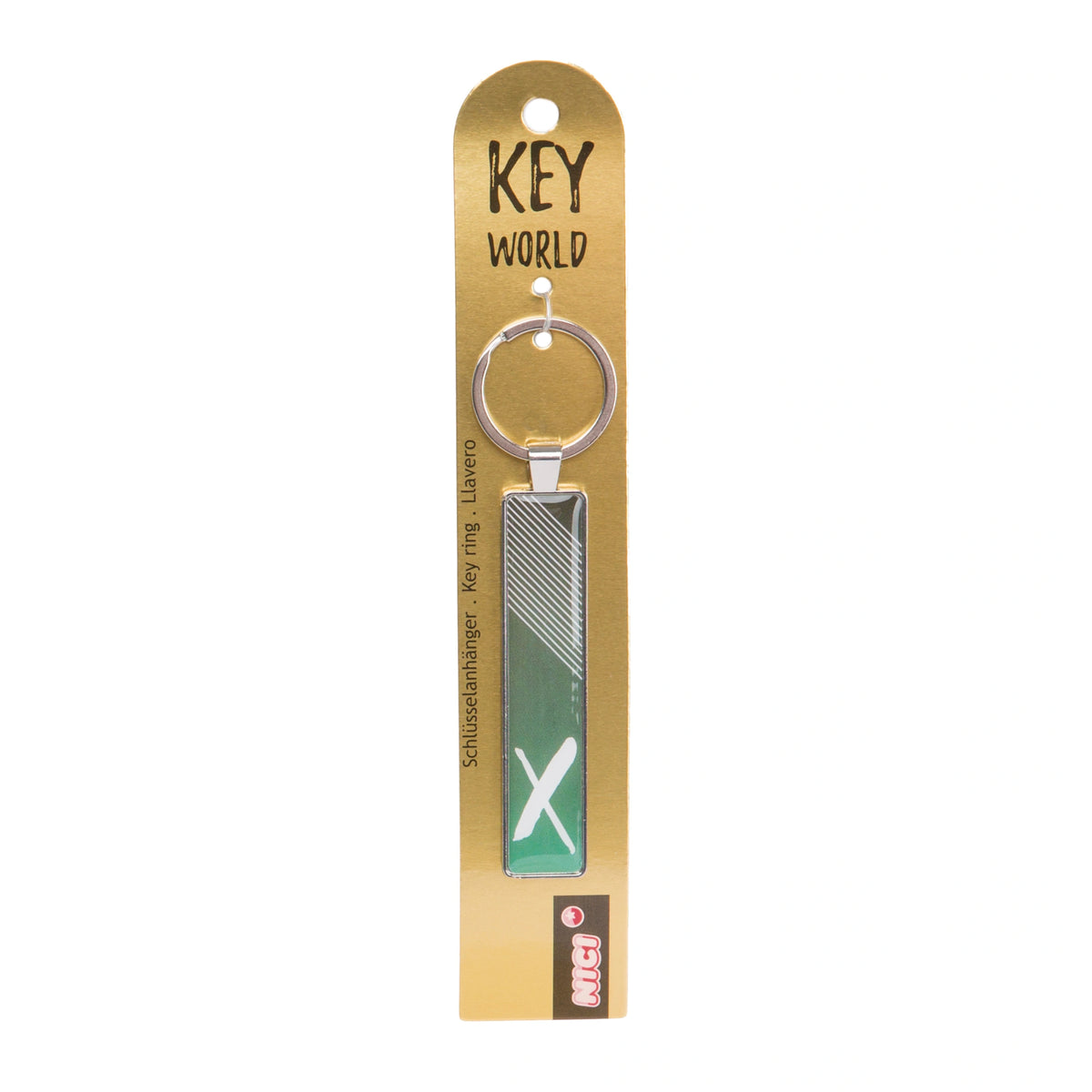NICI - Llavero-Mundo-Clave-X-7-Cm - Llavero
