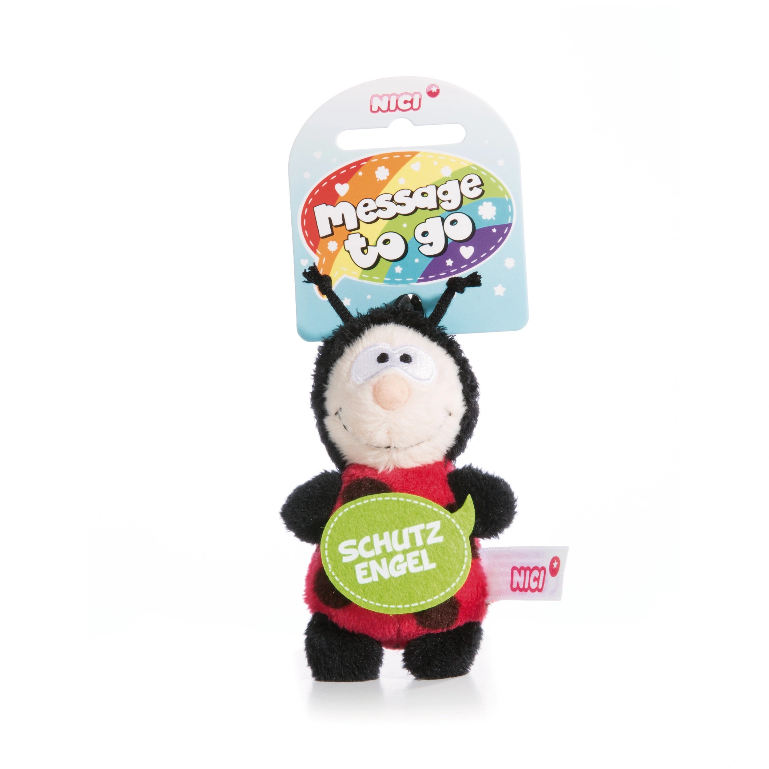 NICI - Message-To-Go-Ladybug-Pendant-Stuffed-Animals