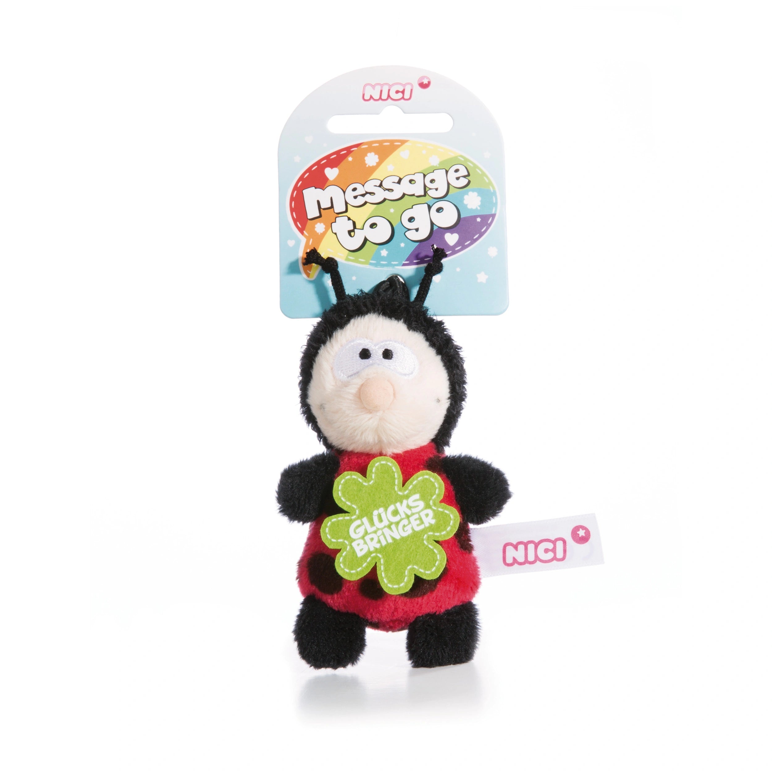 NICI - Message-To-Go-Ladybug-Stuffed-Animals
