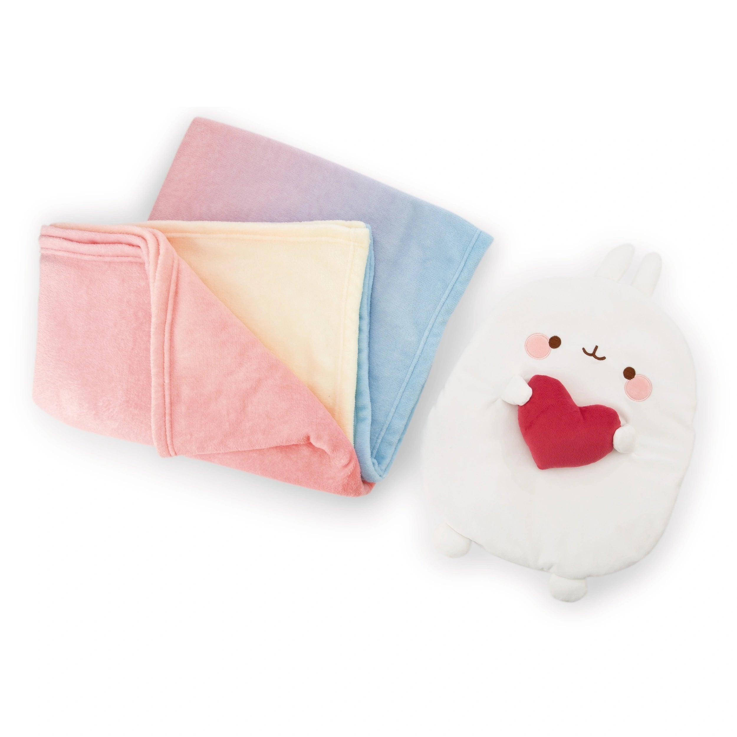 NICI - Manta de forro Molang - Animales de peluche