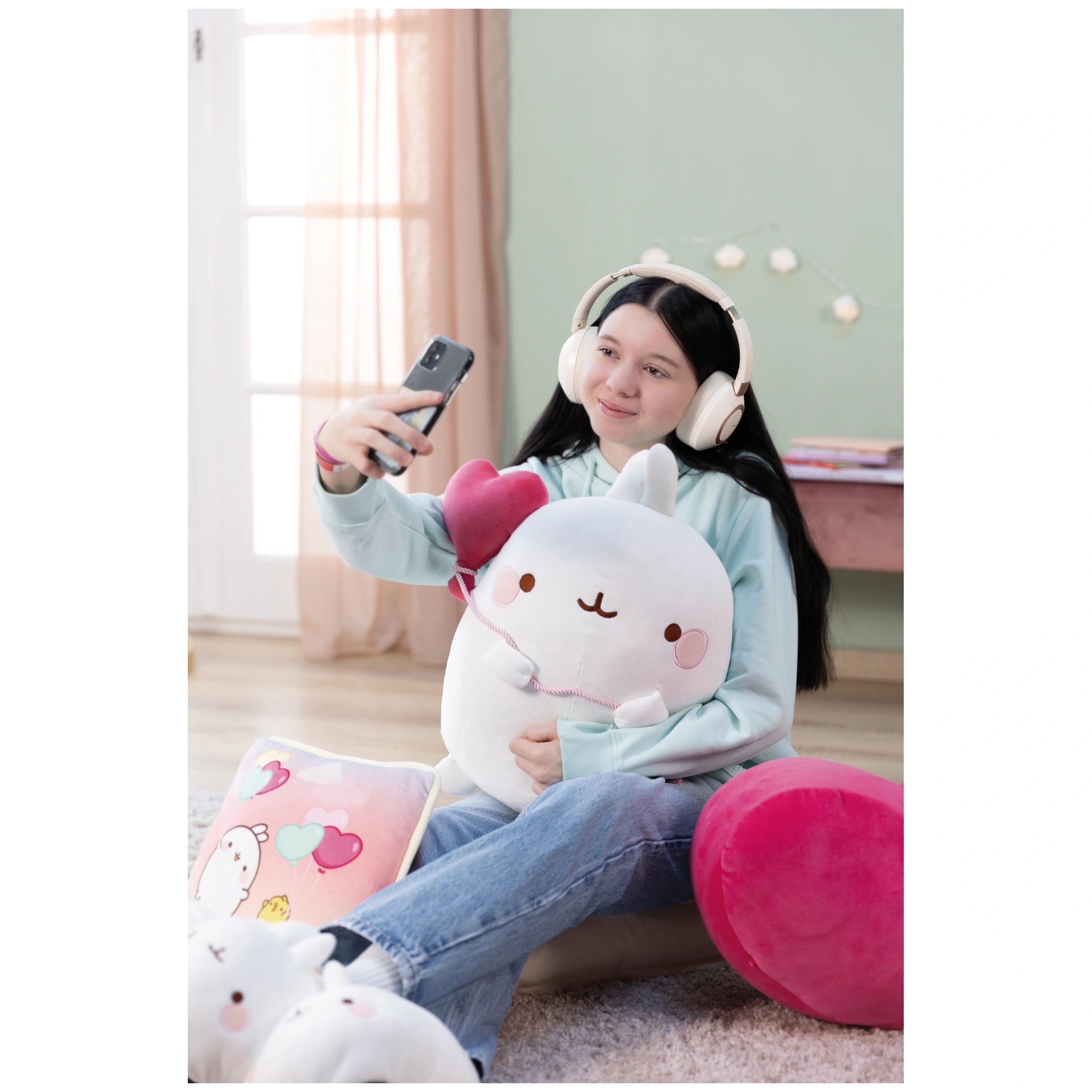NICI - Molang - Juguete de peluche de 48 cm