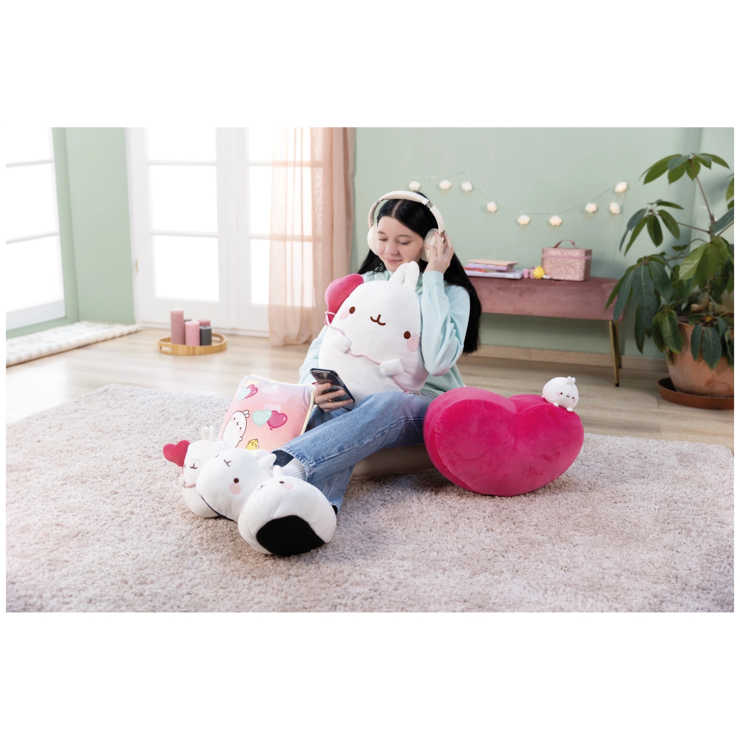 NICI - Molang - Juguete de peluche de 48 cm