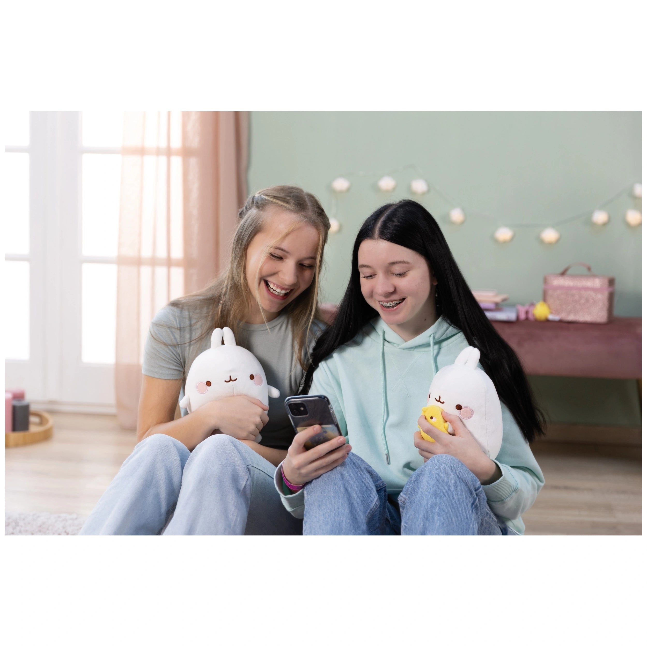 NICI - Molang-With-Piu-Piu-24-Cm-Stuffed-Animals