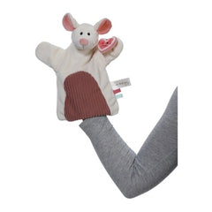 NICI - My First 2in1 Mouse Plush Toy - Baby Activity Toys