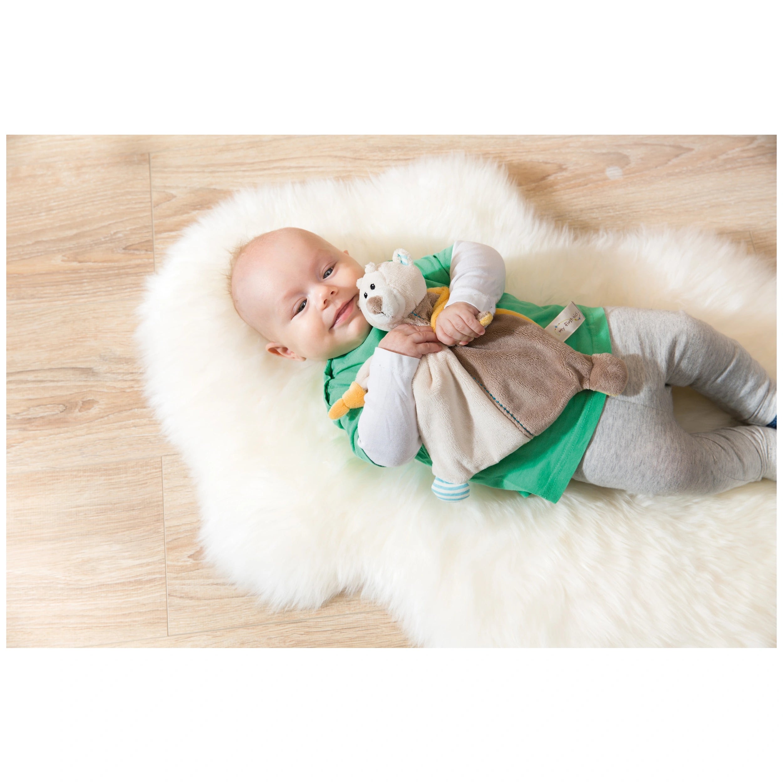NICI - Mi Primer Osito de Tela Cuddle Cloth Taps - Animales de Peluche