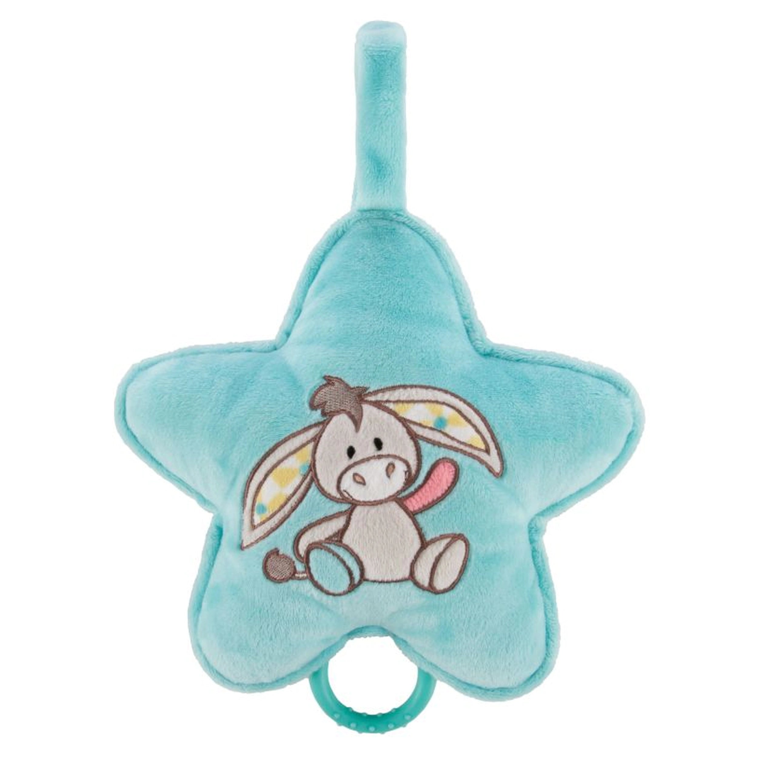 NICI - Mi Primer Caja de Música NICI Estrella Burro - Juguetes de Actividad para Bebés