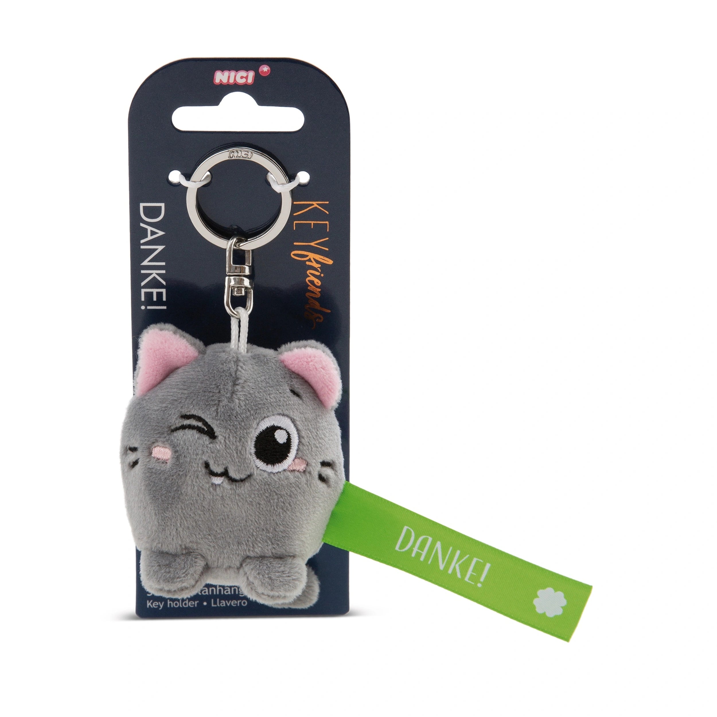 NICI - Nici-Key-Friends-Green-Cat-Keychains