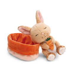 NICI - Conejos Durmiendo en la Cesta de Durazno - Peluches