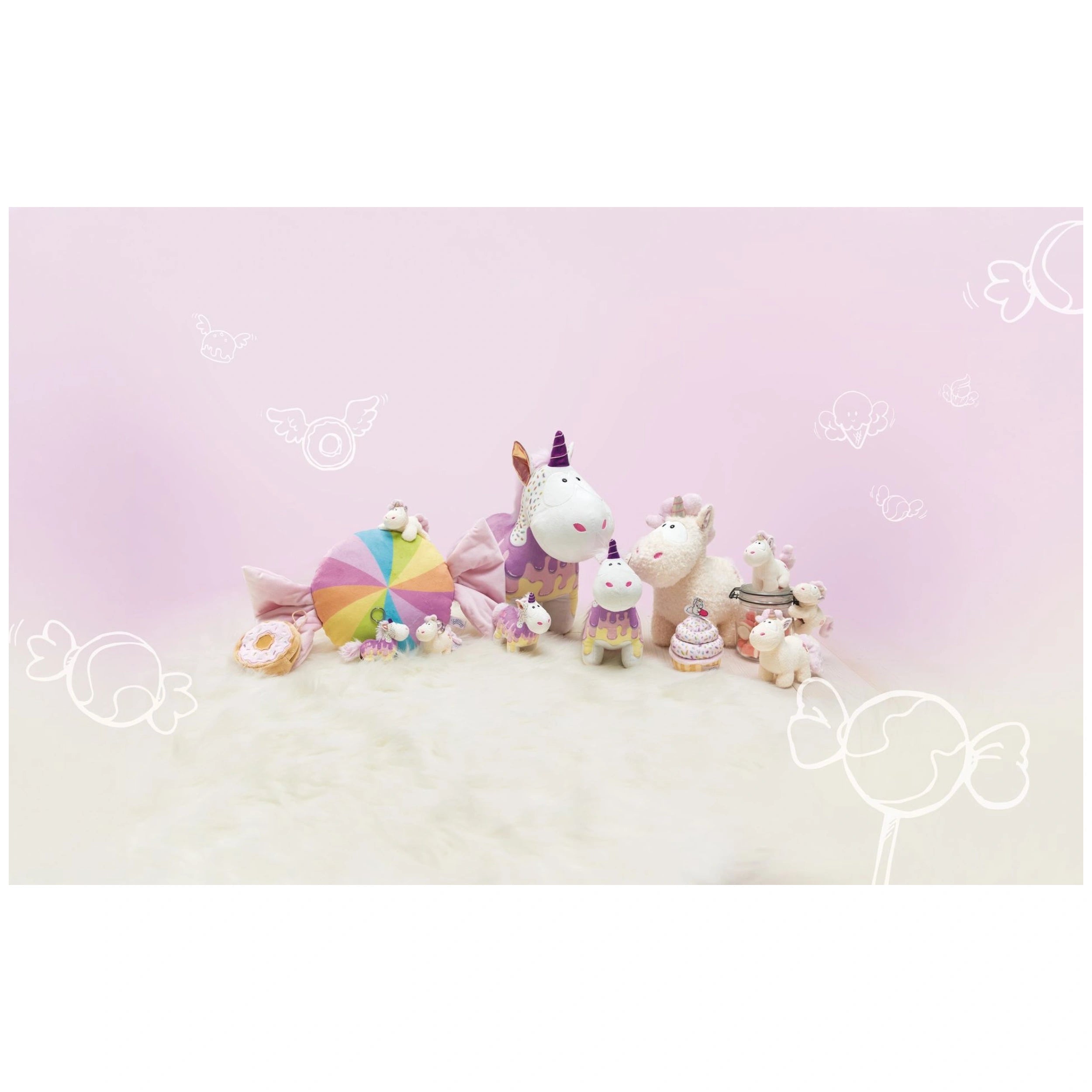 NICI - Sweety-Rainbow-Unicorn - Stuffed-Animals