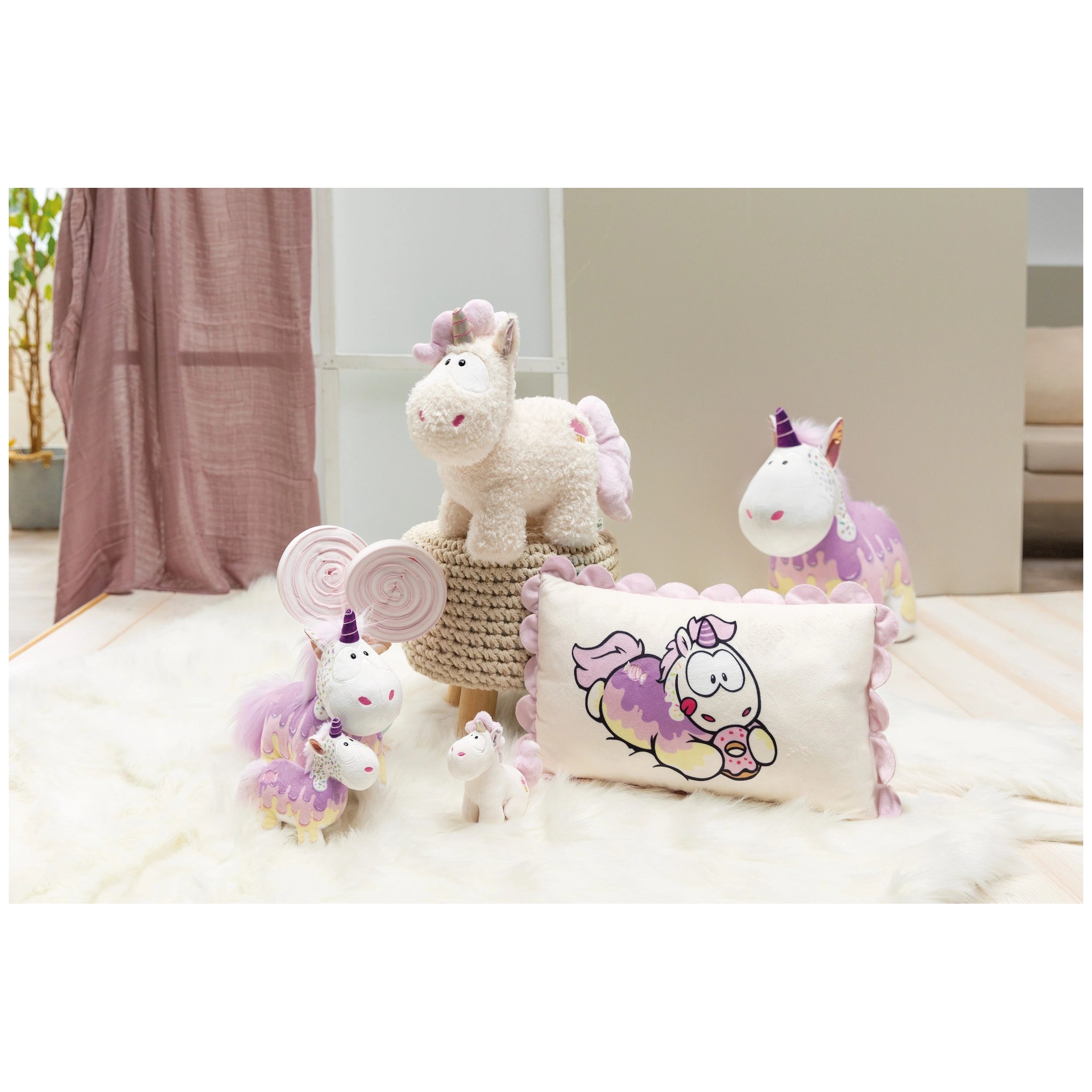 NICI - Sweety-Rainbow-Unicorn - Animales de Peluche