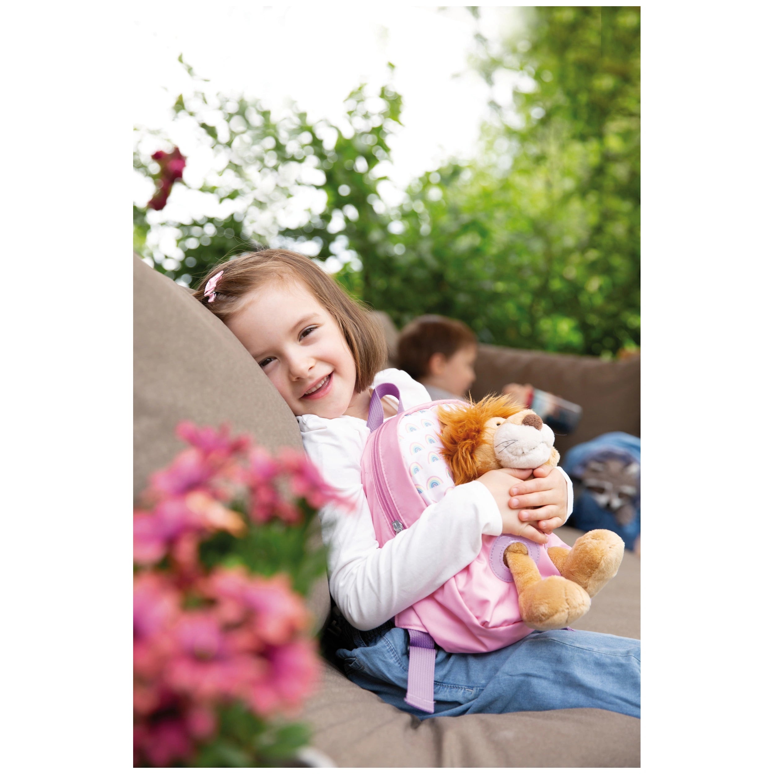NICI - Travel-Friends-Backpack-With-Soft-Toy-Lion-Collectibles