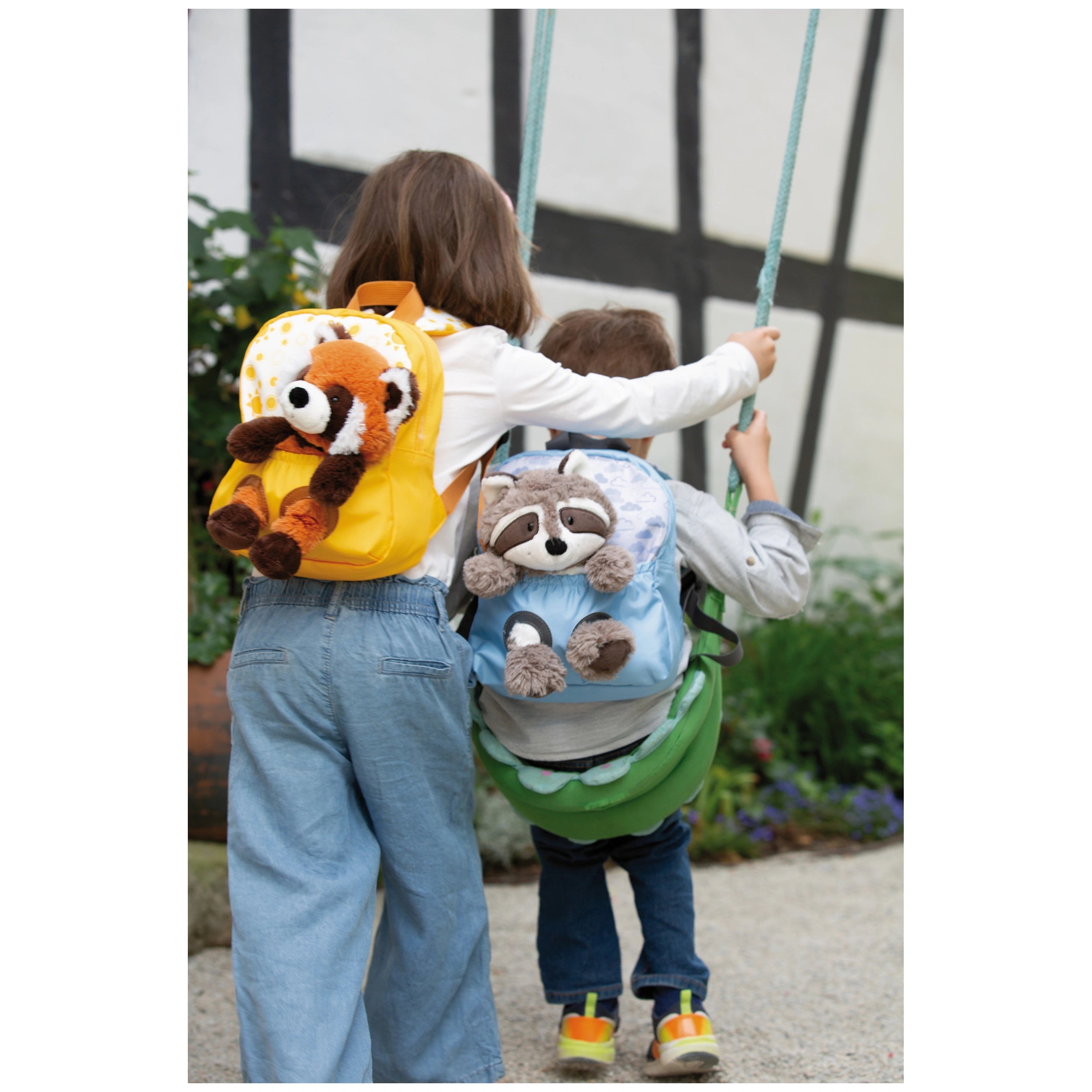NICI - Travel-Friends-Backpack-With-Soft-Toy-Red-Panda-Backpacks