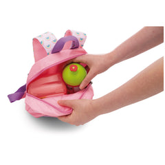 NICI - Travel-Friends-Pink-Backpack-With-Soft-Toy-Rabbit-Outdoor-Recreation