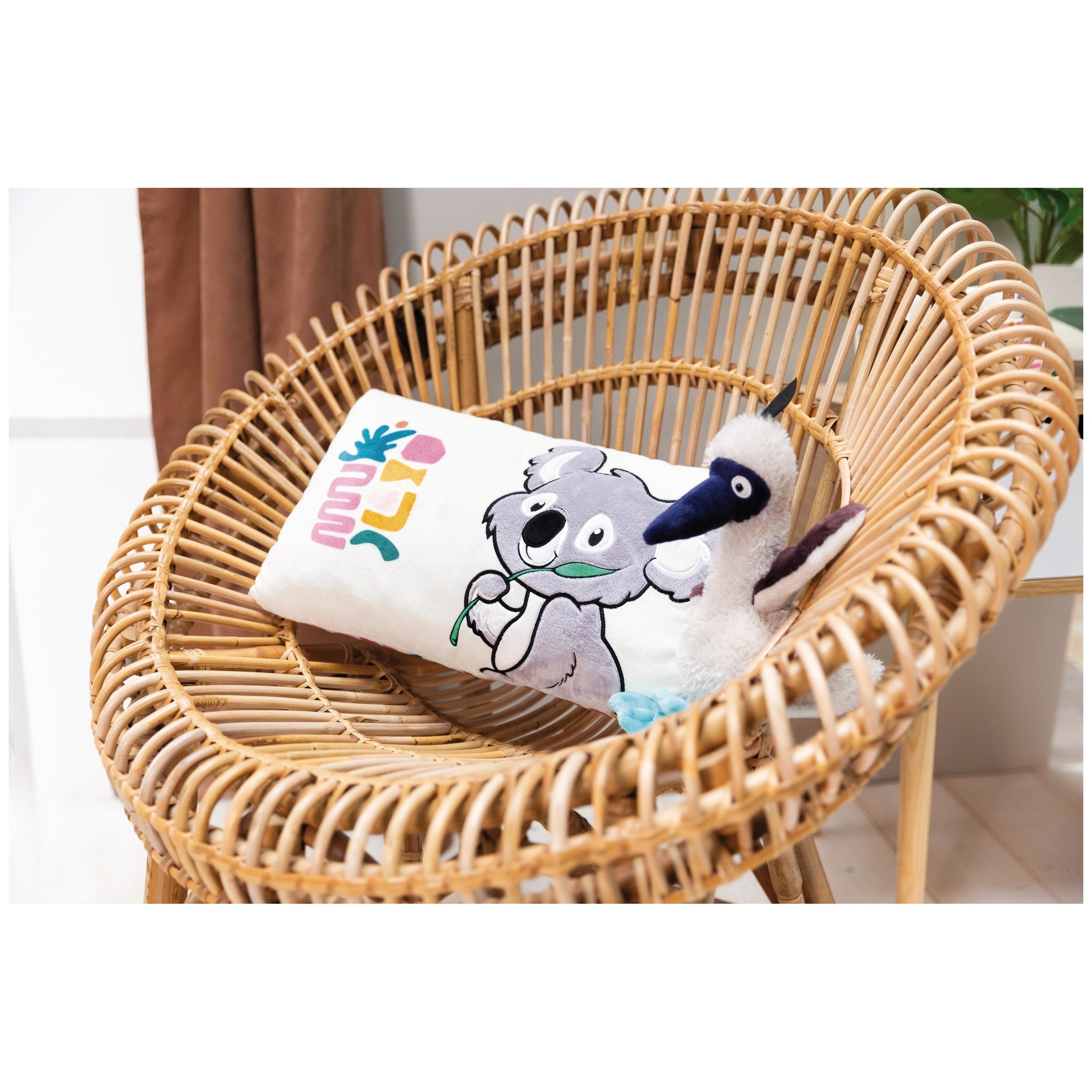 NICI - Cojín Koala de Amigos Salvajes de Peluche