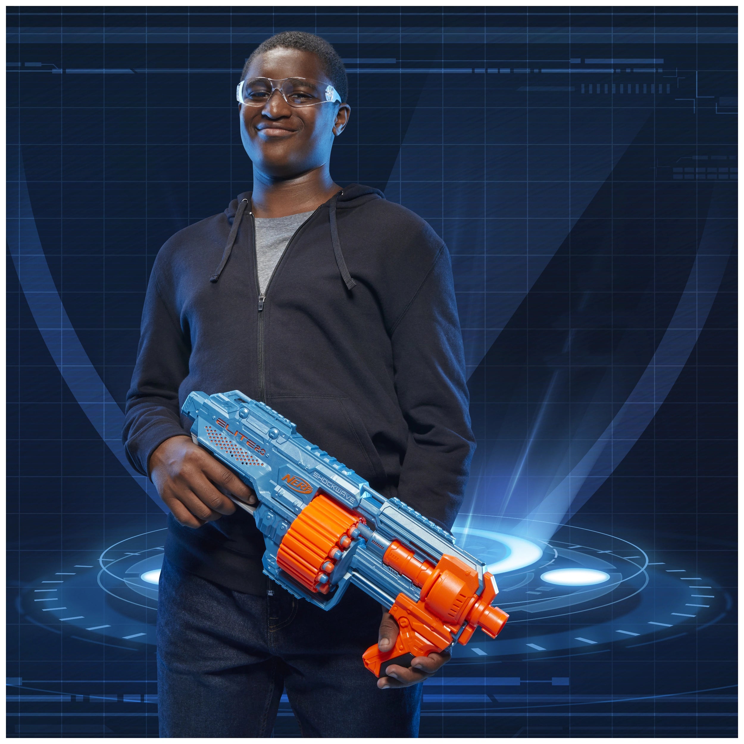 Nerf - Elite 2.0 Shockwave RD-15 Blaster - Toy Weapons & Gadgets