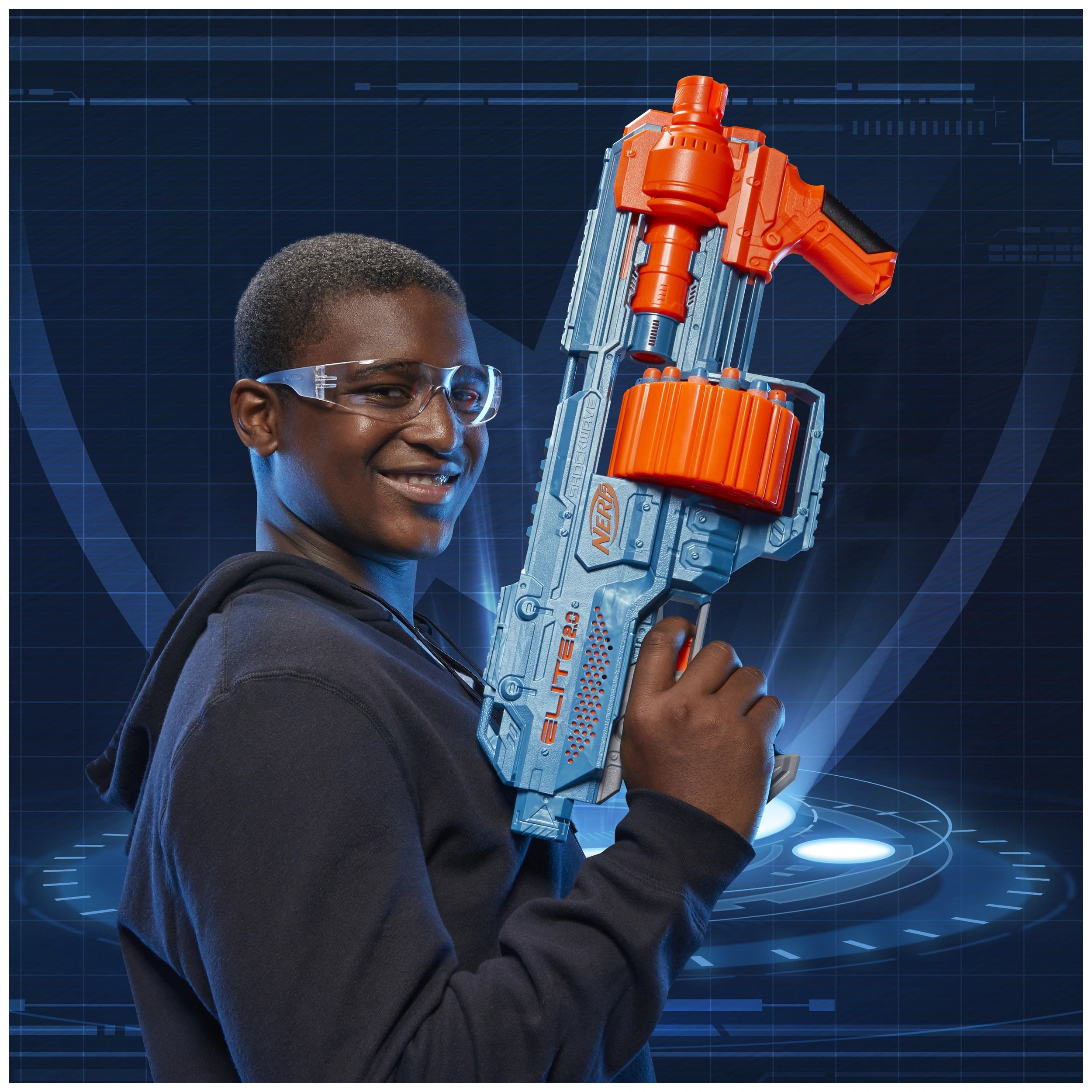 Nerf - Elite 2.0 Shockwave RD-15 Blaster - Toy Weapons & Gadgets