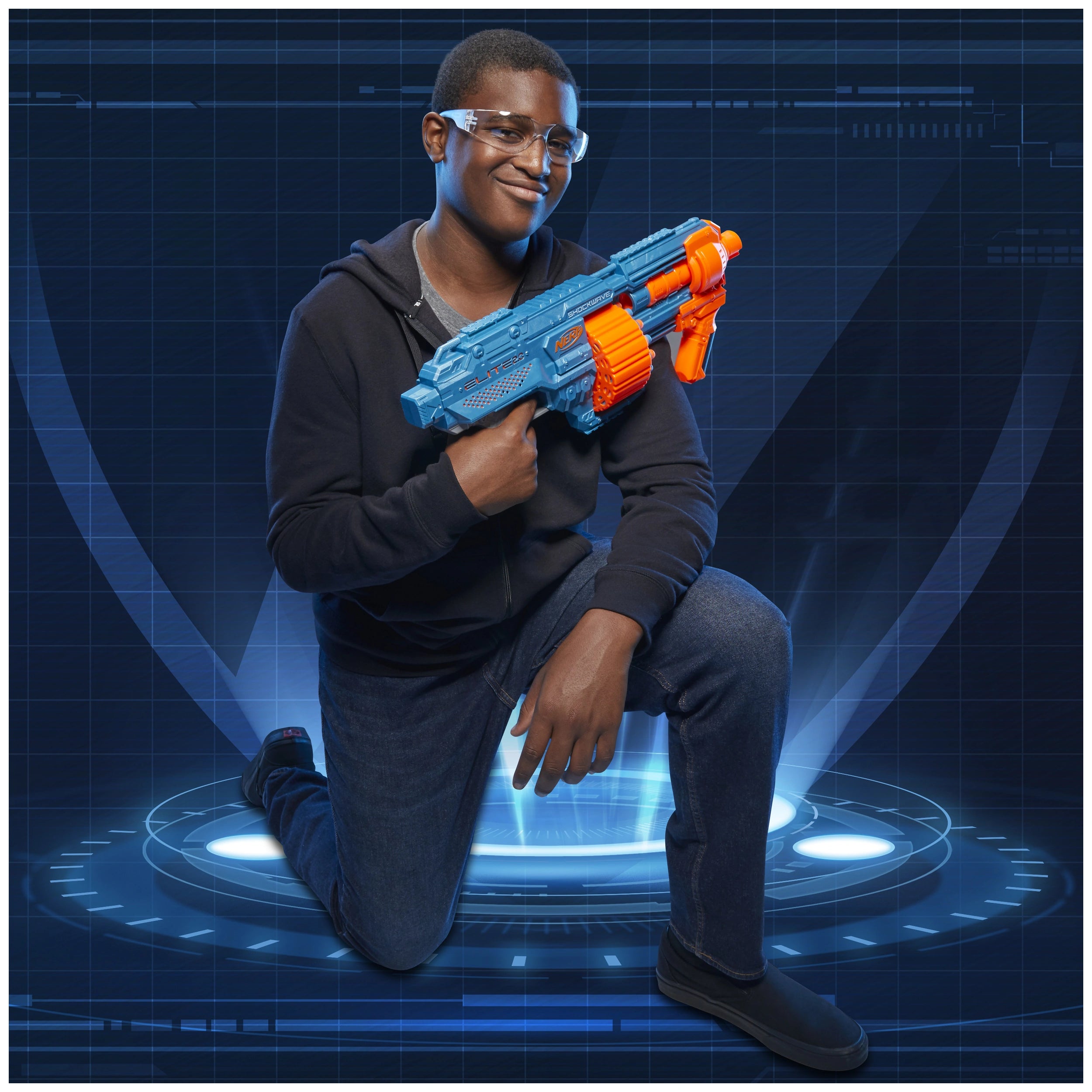 Nerf - Elite 2.0 Shockwave RD-15 Blaster - Toy Weapons & Gadgets