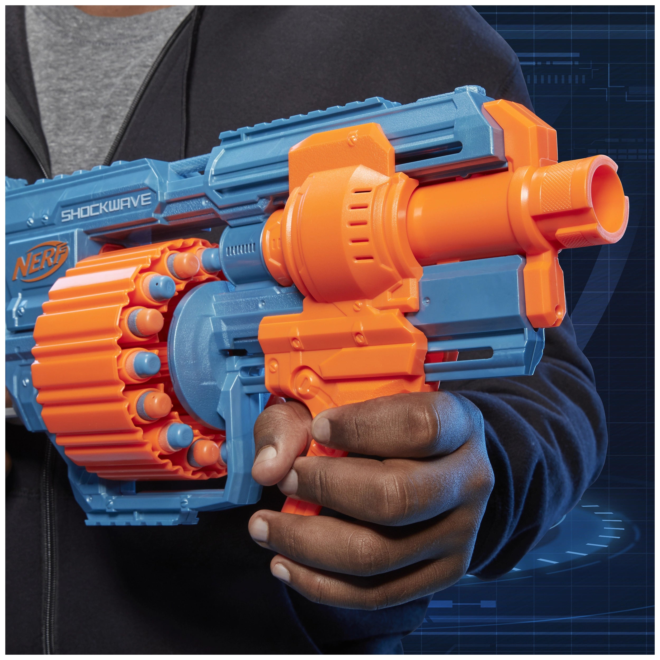 Nerf - Elite 2.0 Shockwave RD-15 Blaster - Toy Weapons & Gadgets