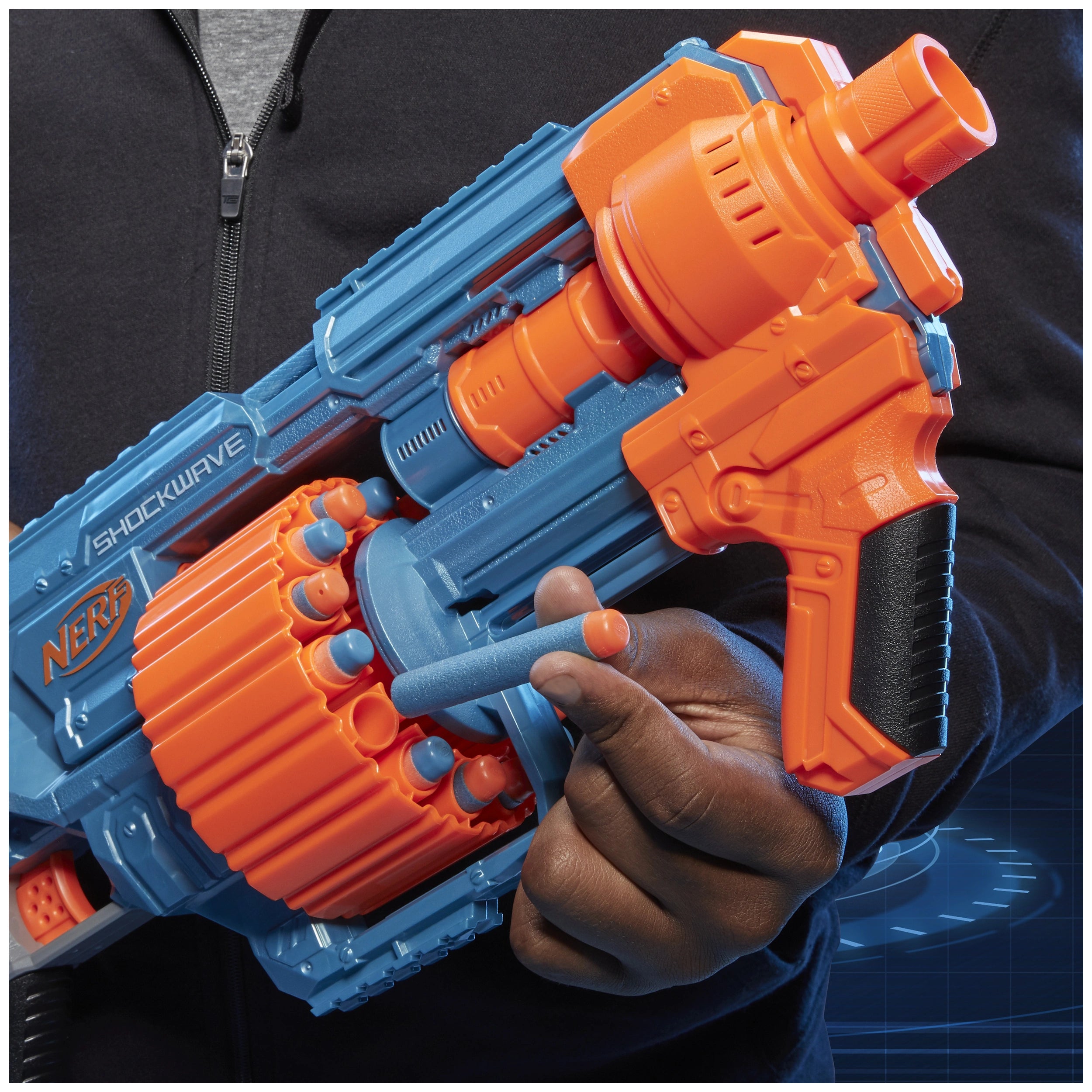 Nerf - Elite 2.0 Shockwave RD-15 Blaster - Toy Weapons & Gadgets