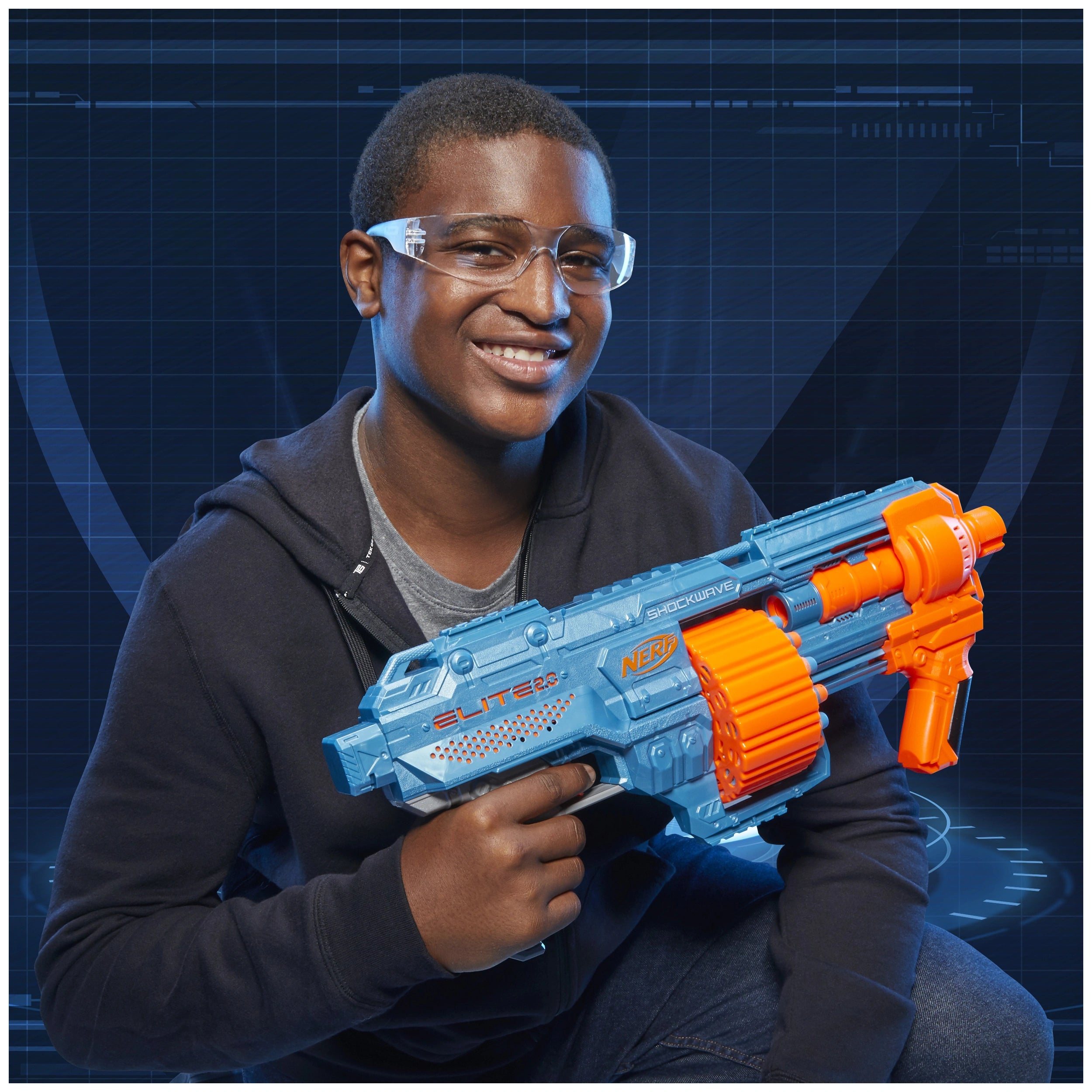 Nerf - Elite 2.0 Shockwave RD-15 Blaster - Toy Weapons & Gadgets