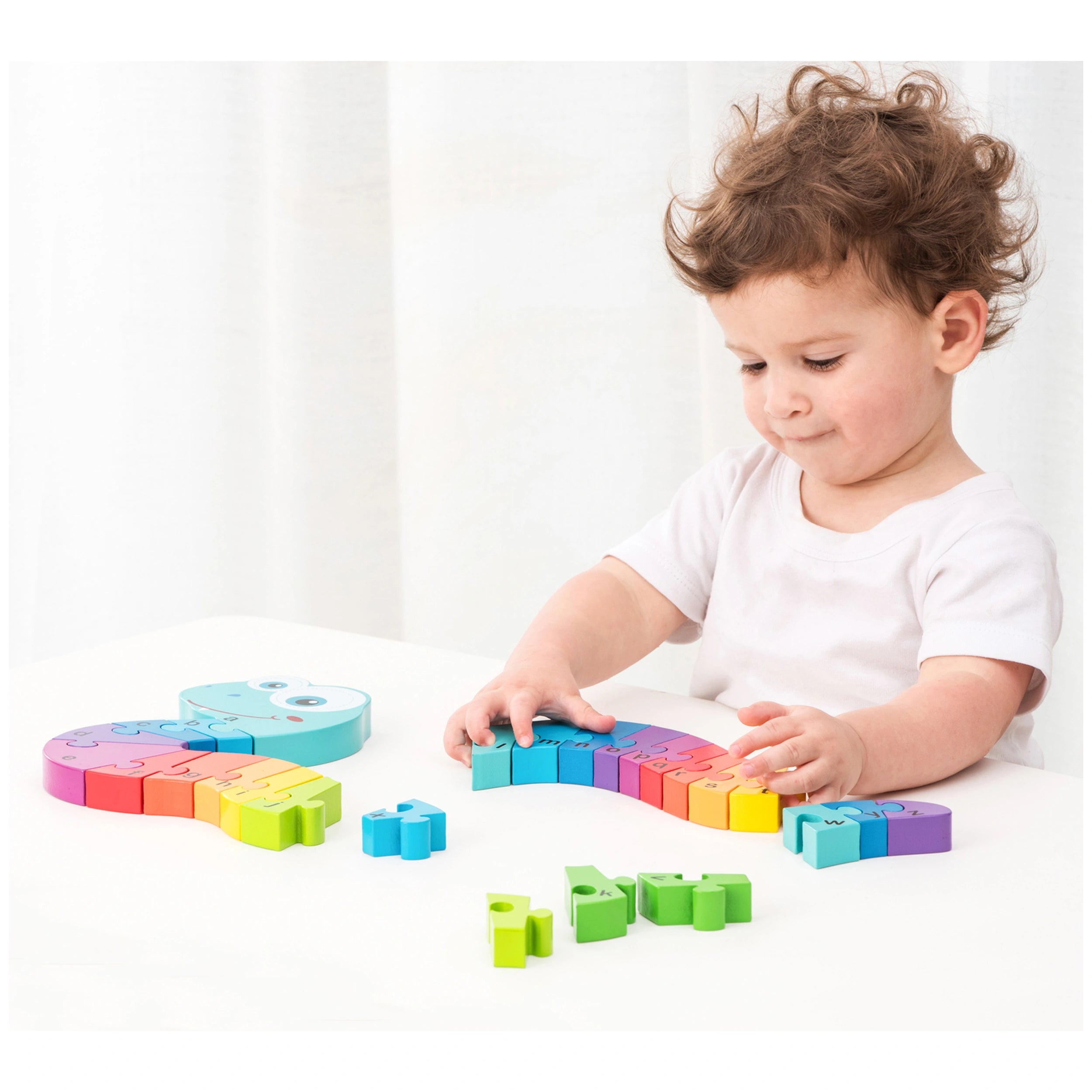 New Classic Toys - Alphabet Puzzle - Snake - Educational Toys