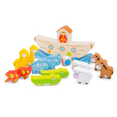 New Classic Toys - Juego de Equilibrio - Arca de Noé - Juguetes Educativos